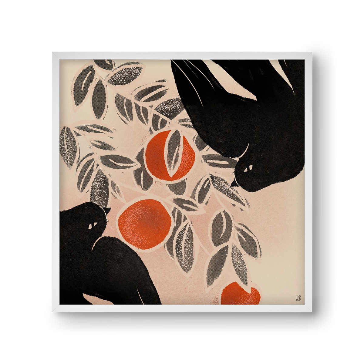 Fruits of autumn, 30x30 cm (30x30 cm), Fehér keret