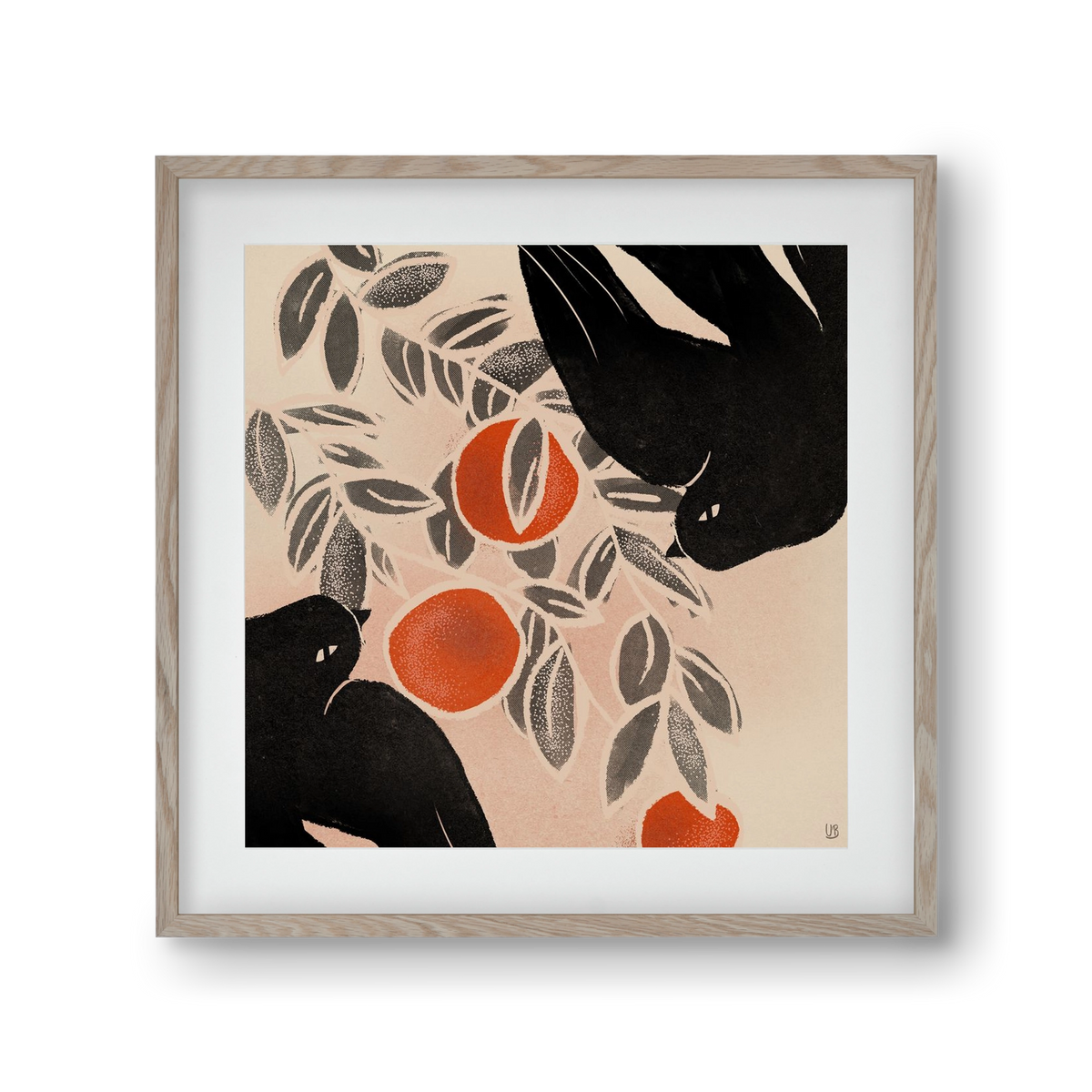 Fruits of autumn, 30x30 cm (20x20 cm), Tölgy keret, paszpartuval