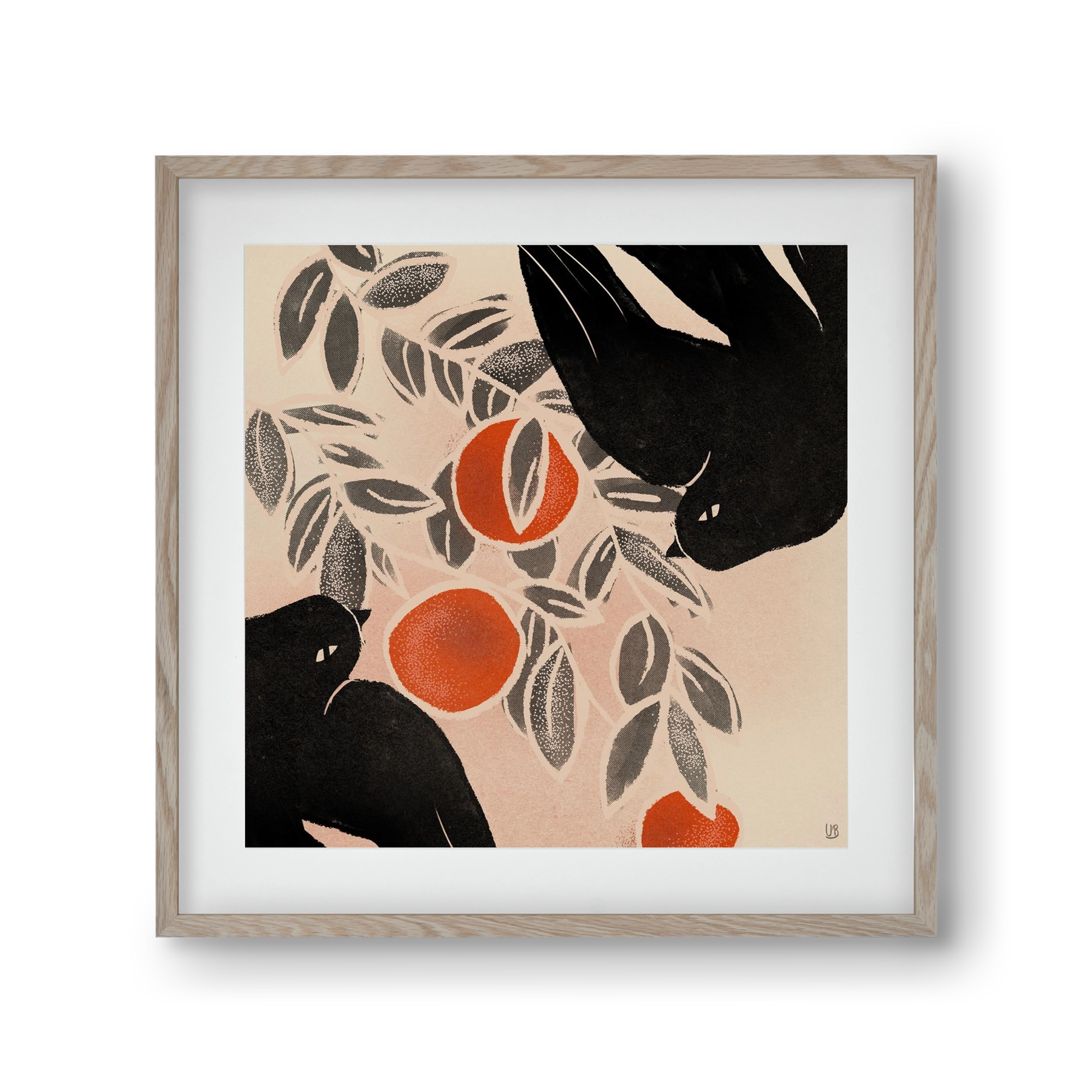 Fruits of autumn, 30x30 cm (20x20 cm), Tölgy keret, paszpartuval