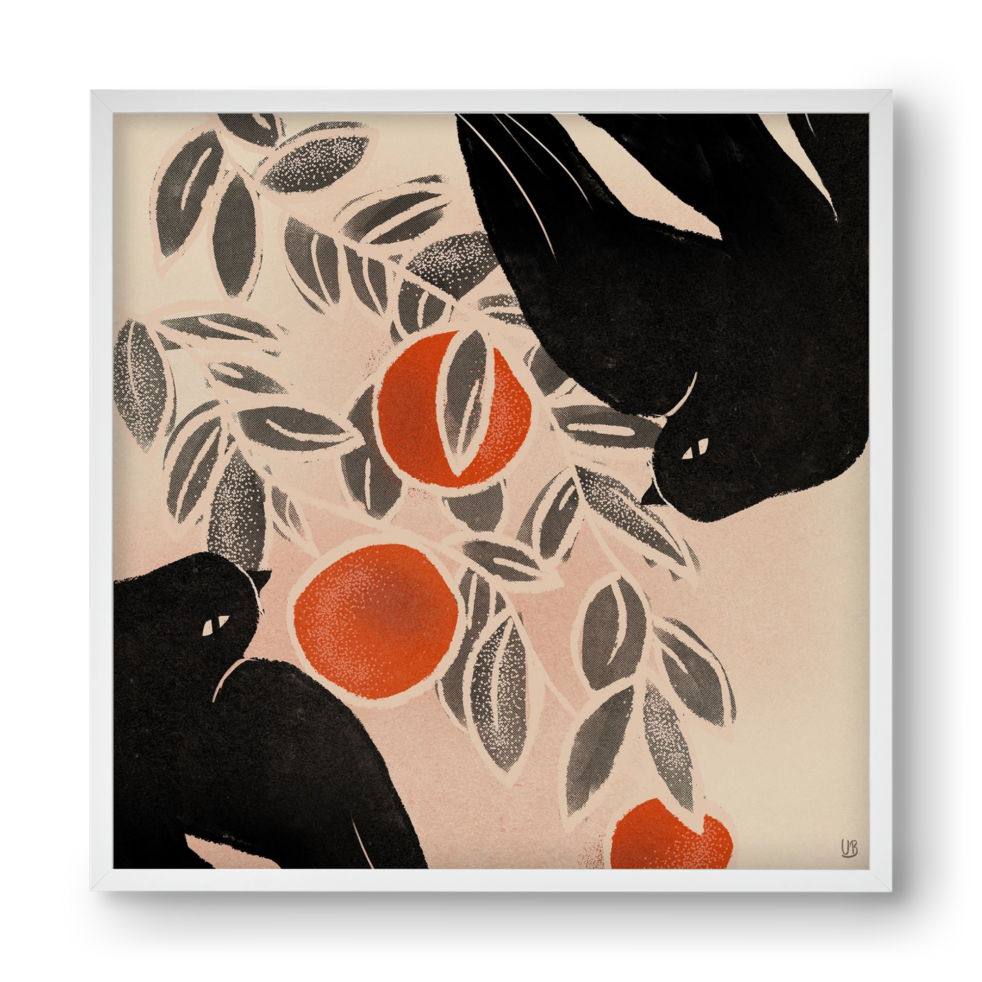 Fruits of autumn, 40x40 cm (40x40 cm), Fehér keret