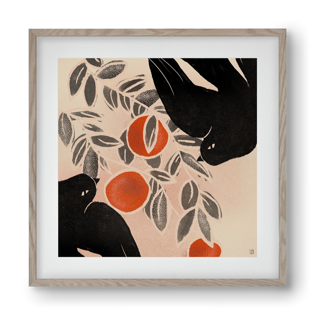 Fruits of autumn, 40x40 cm (30x30 cm), Tölgy keret, paszpartuval