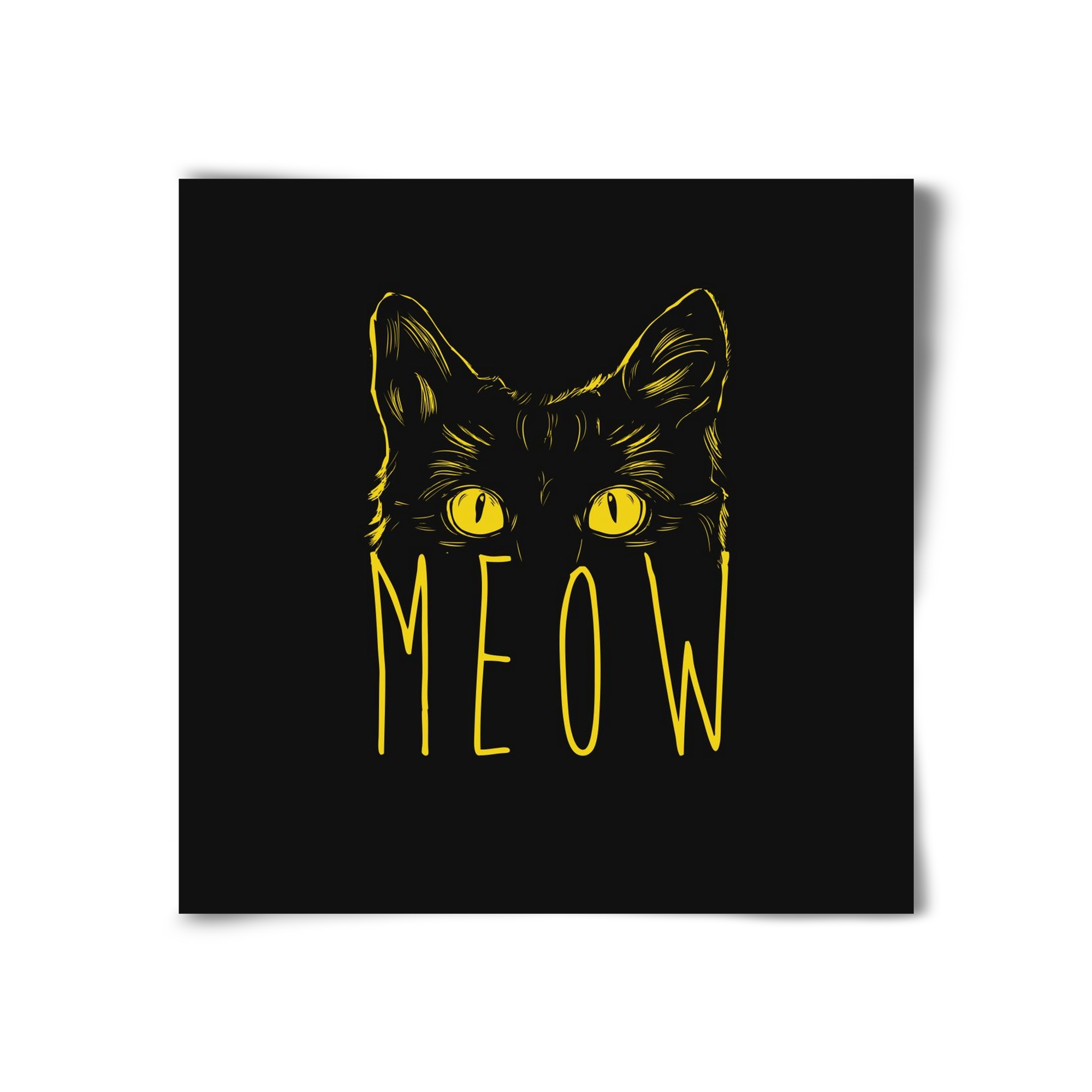Meow, 30x30 cm, Keret nélkül