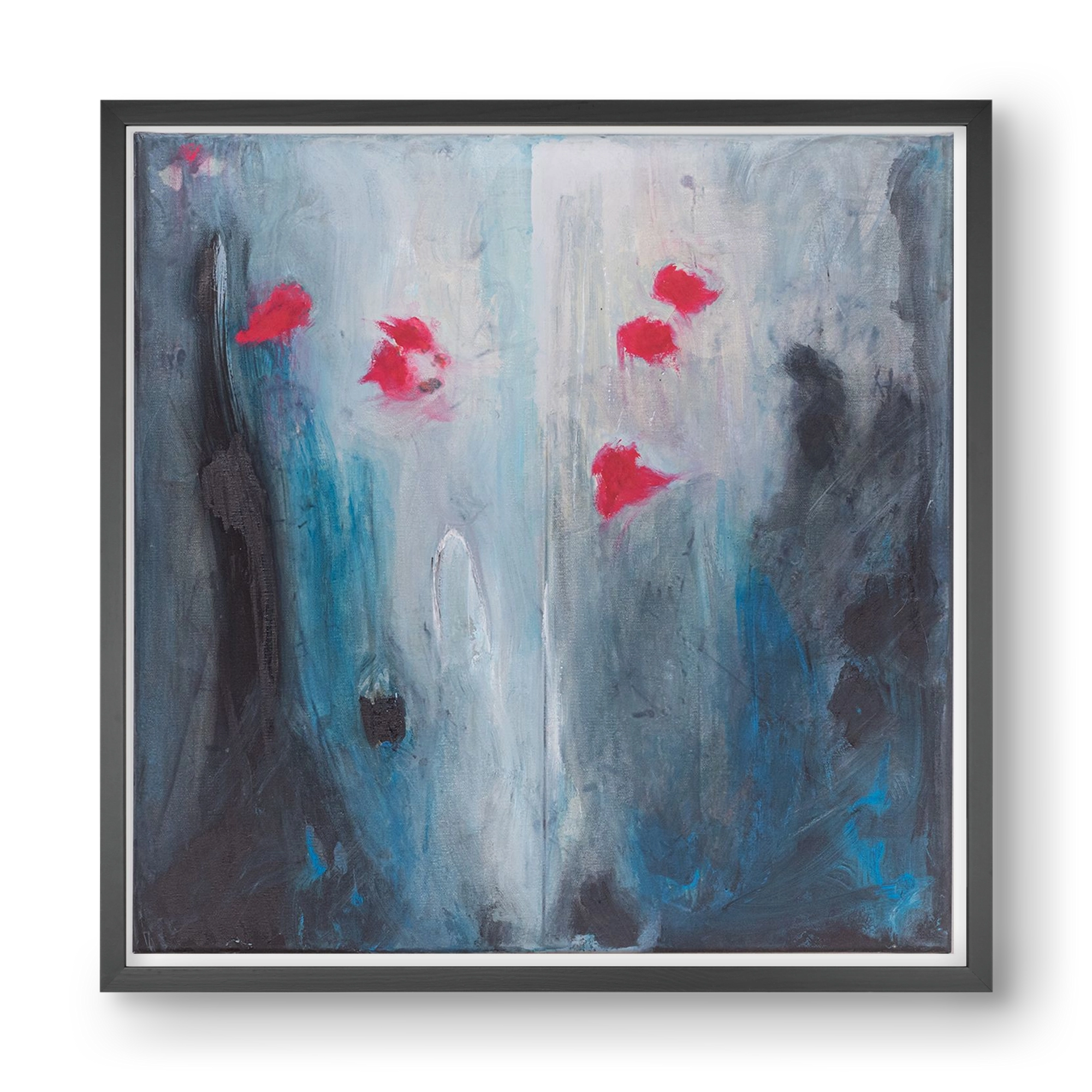 beengedett, 40x40 cm (40x40 cm), Fekete keret