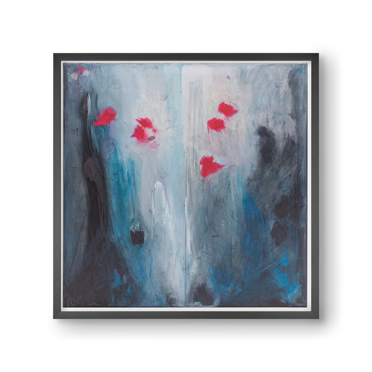 beengedett, 30x30 cm (30x30 cm), Fekete keret