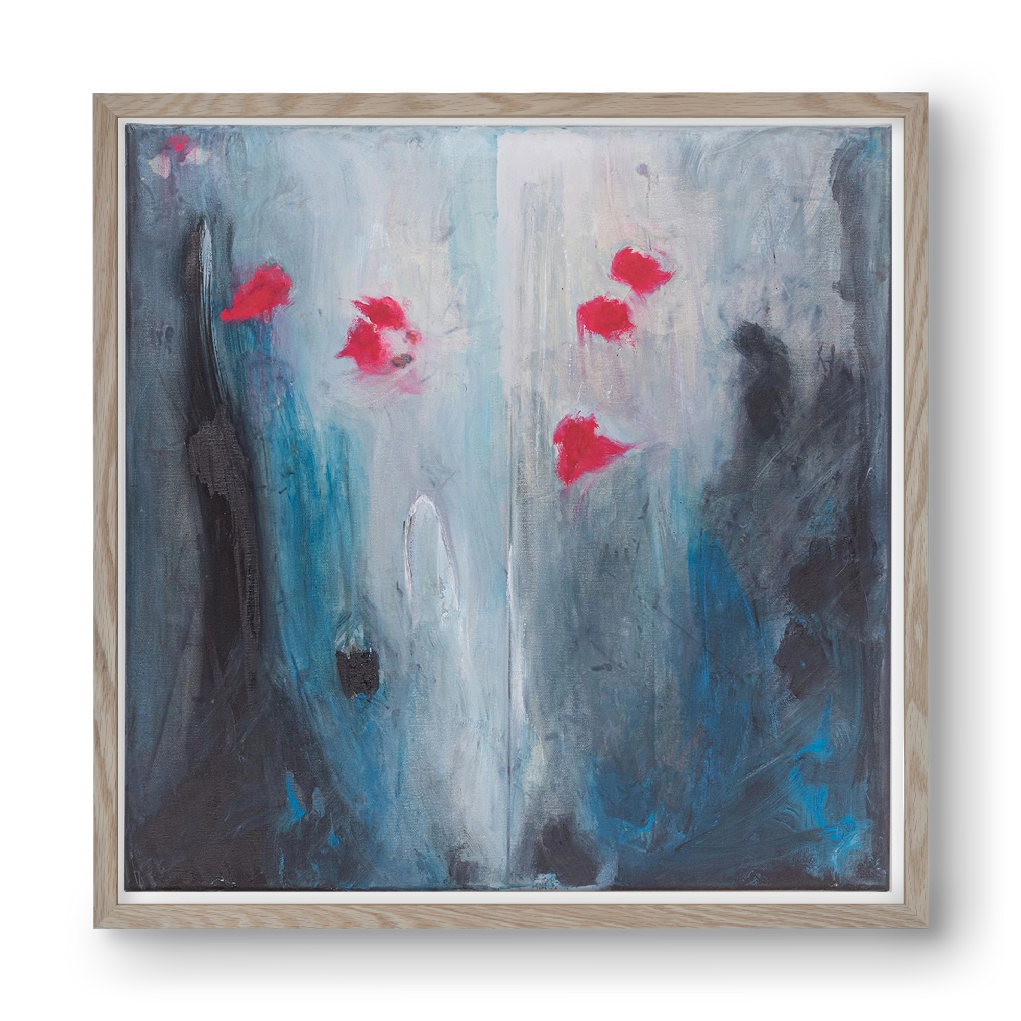 beengedett, 40x40 cm (40x40 cm), Tölgy keret