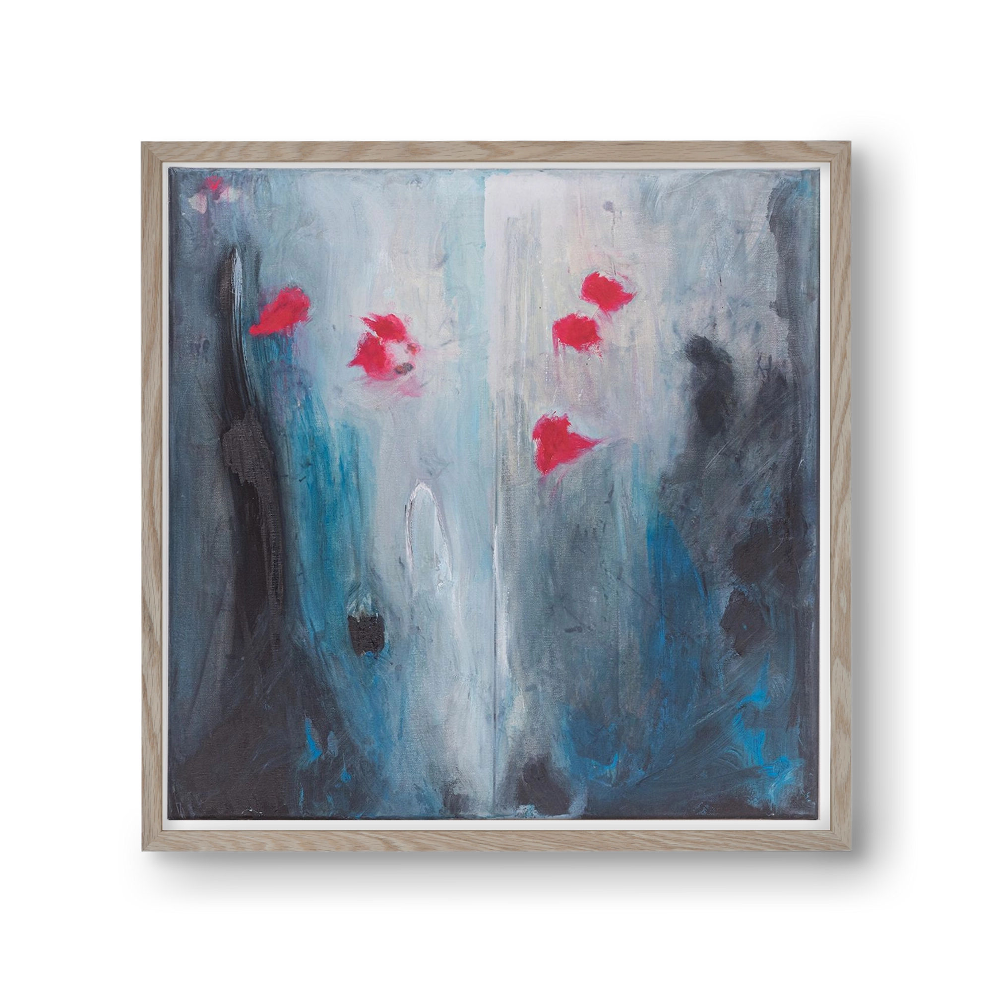 beengedett, 30x30 cm (30x30 cm), Tölgy keret