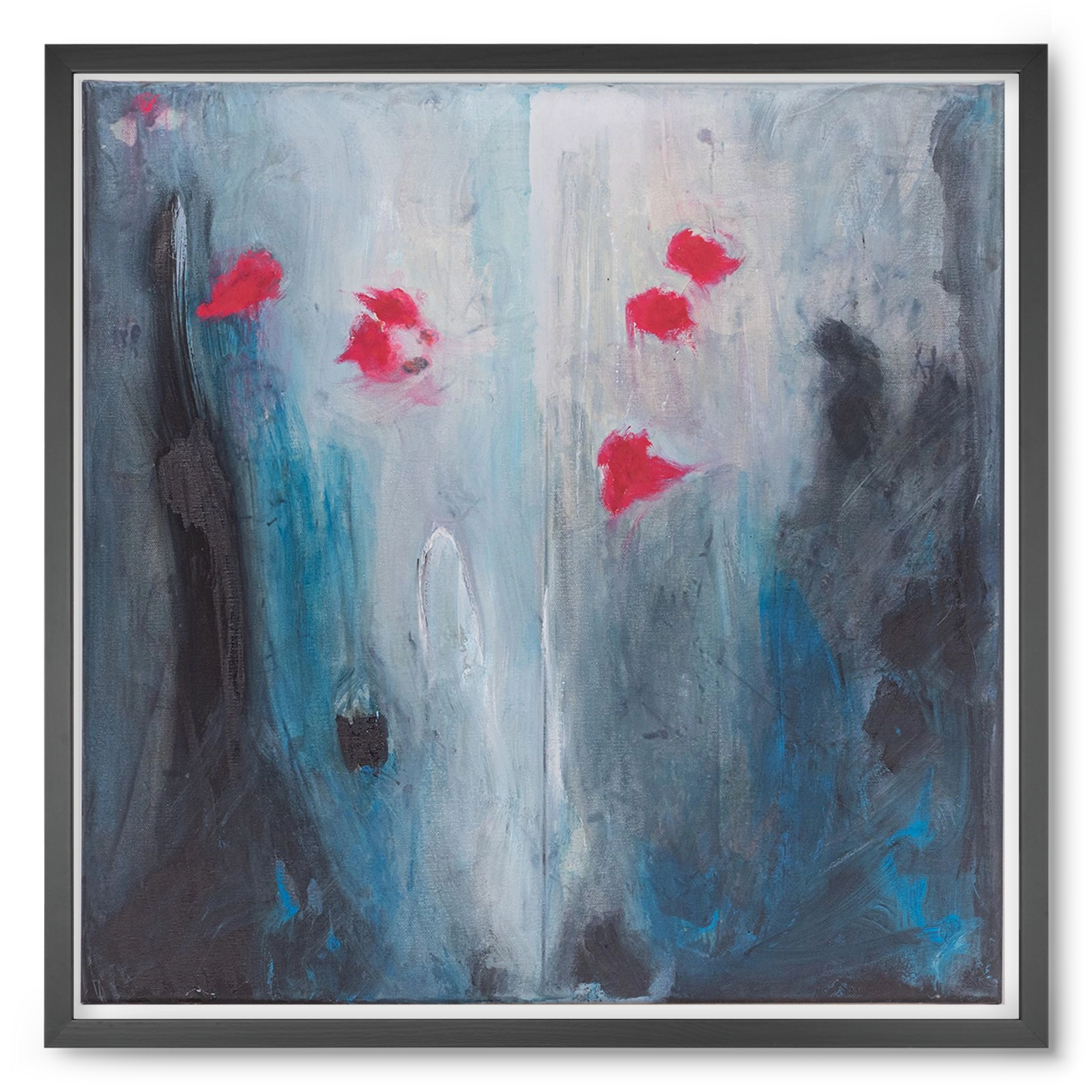 beengedett, 50x50 cm (50x50 cm), Fekete keret