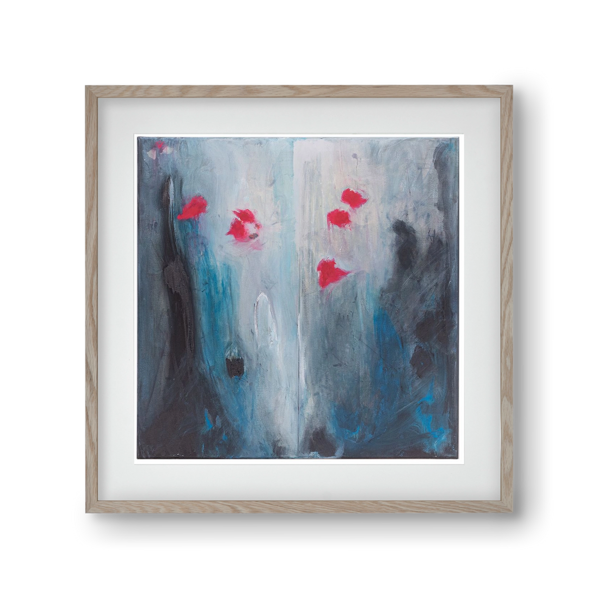 beengedett, 30x30 cm (20x20 cm), Tölgy keret, paszpartuval