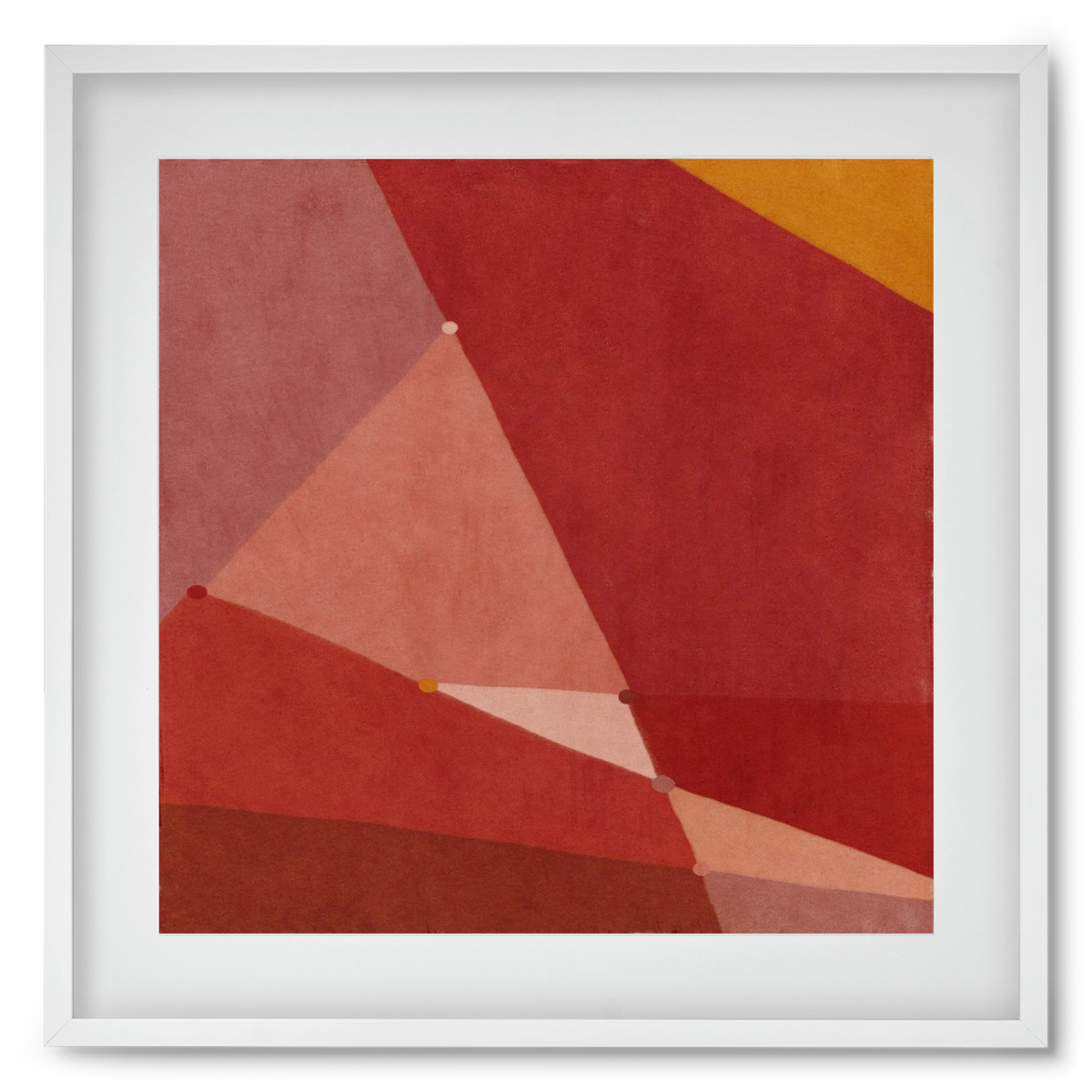 Abstract Intersections Q01, 50x50 cm (40x40 cm), Fehér keret, paszpartuval