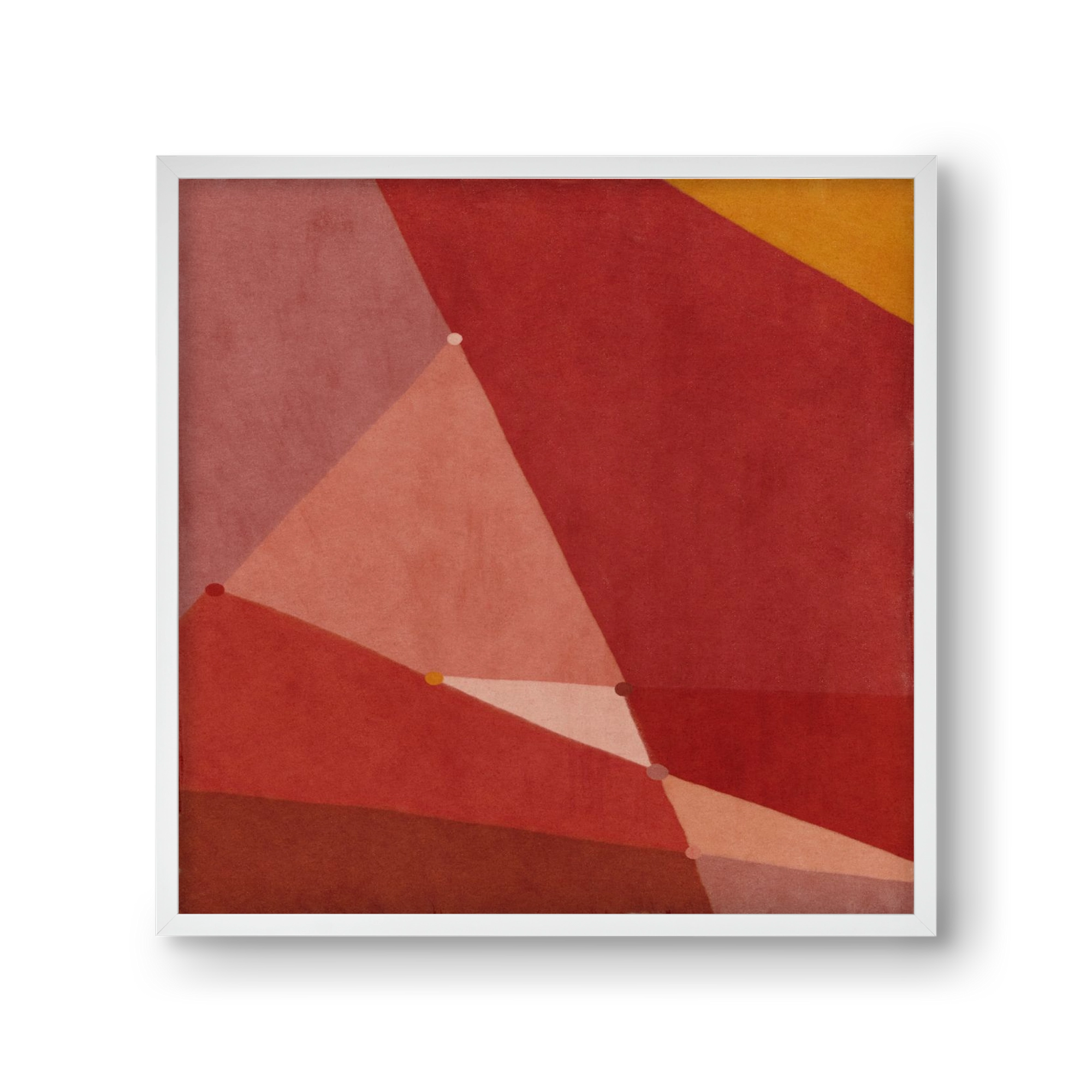 Abstract Intersections Q01, 30x30 cm (30x30 cm), Fehér keret