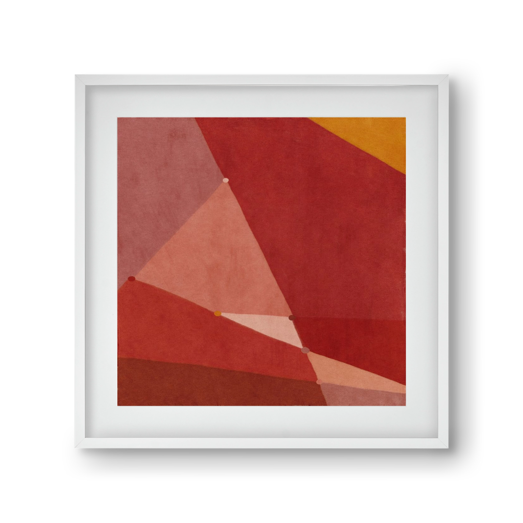 Abstract Intersections Q01, 30x30 cm (20x20 cm), Fehér keret, paszpartuval