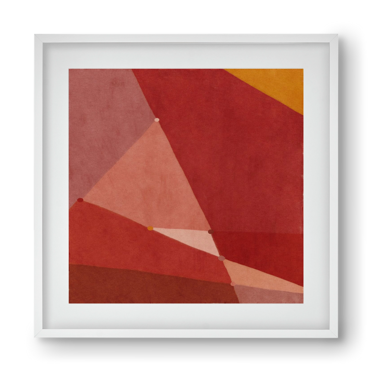 Abstract Intersections Q01, 40x40 cm (30x30 cm), Fehér keret, paszpartuval