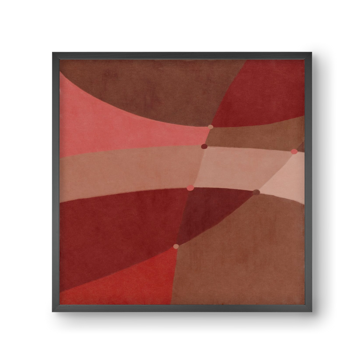 Abstract Intersections Q02, 30x30 cm (30x30 cm), Fekete keret