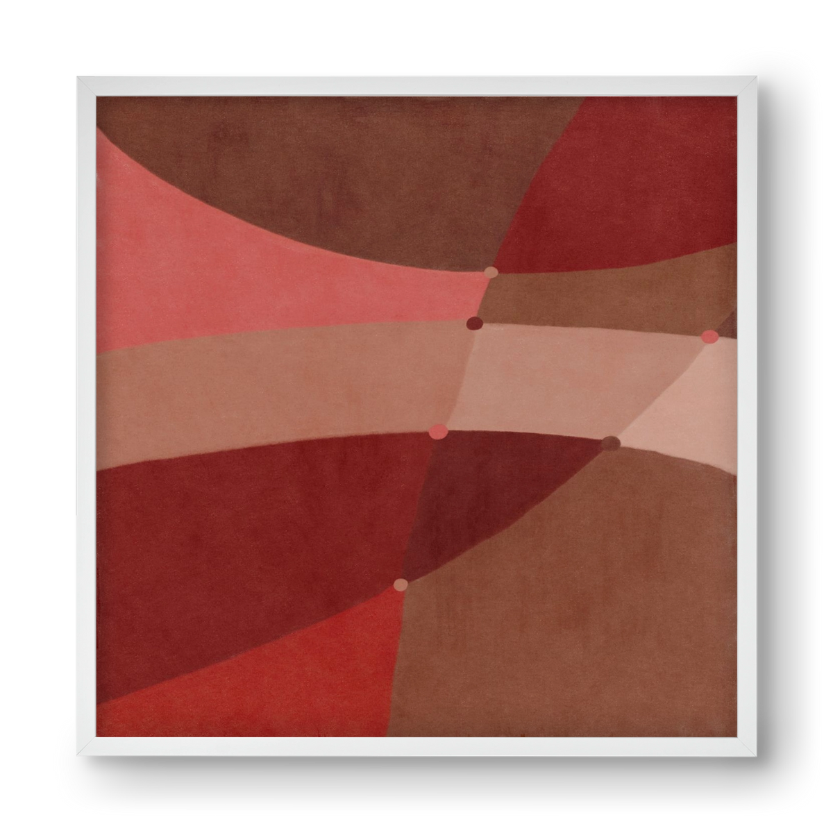 Abstract Intersections Q02, 40x40 cm (40x40 cm), Fehér keret