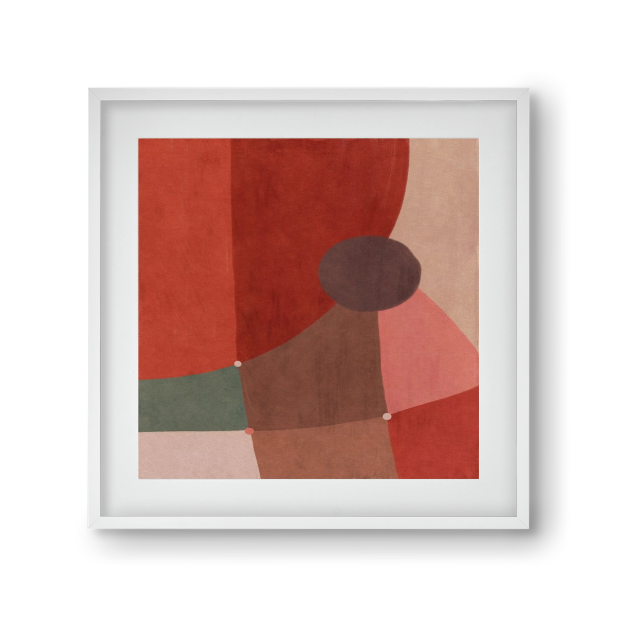 Abstract Intersections Q04, 30x30 cm (20x20 cm), Fehér keret, paszpartuval
