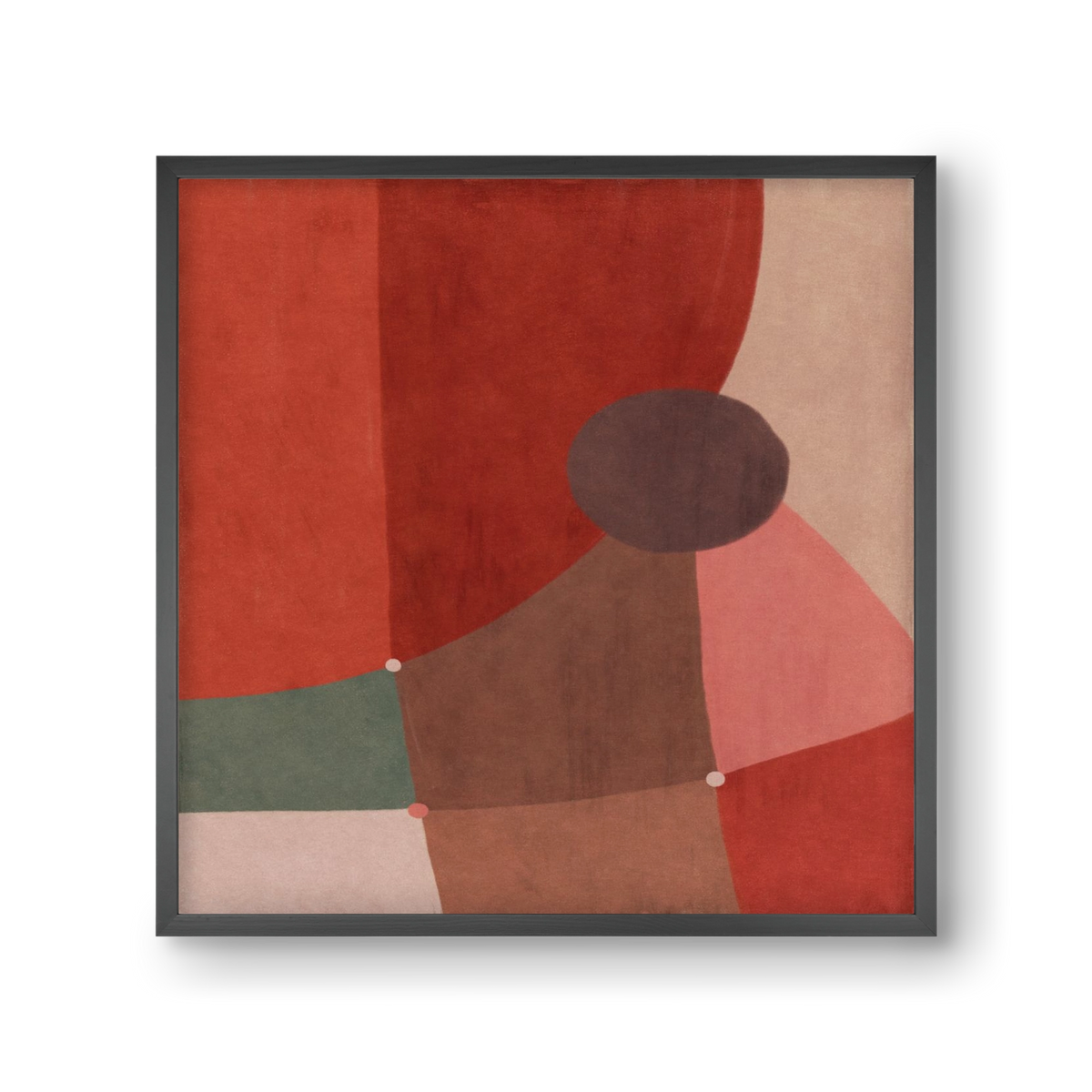 Abstract Intersections Q04, 30x30 cm (30x30 cm), Fekete keret