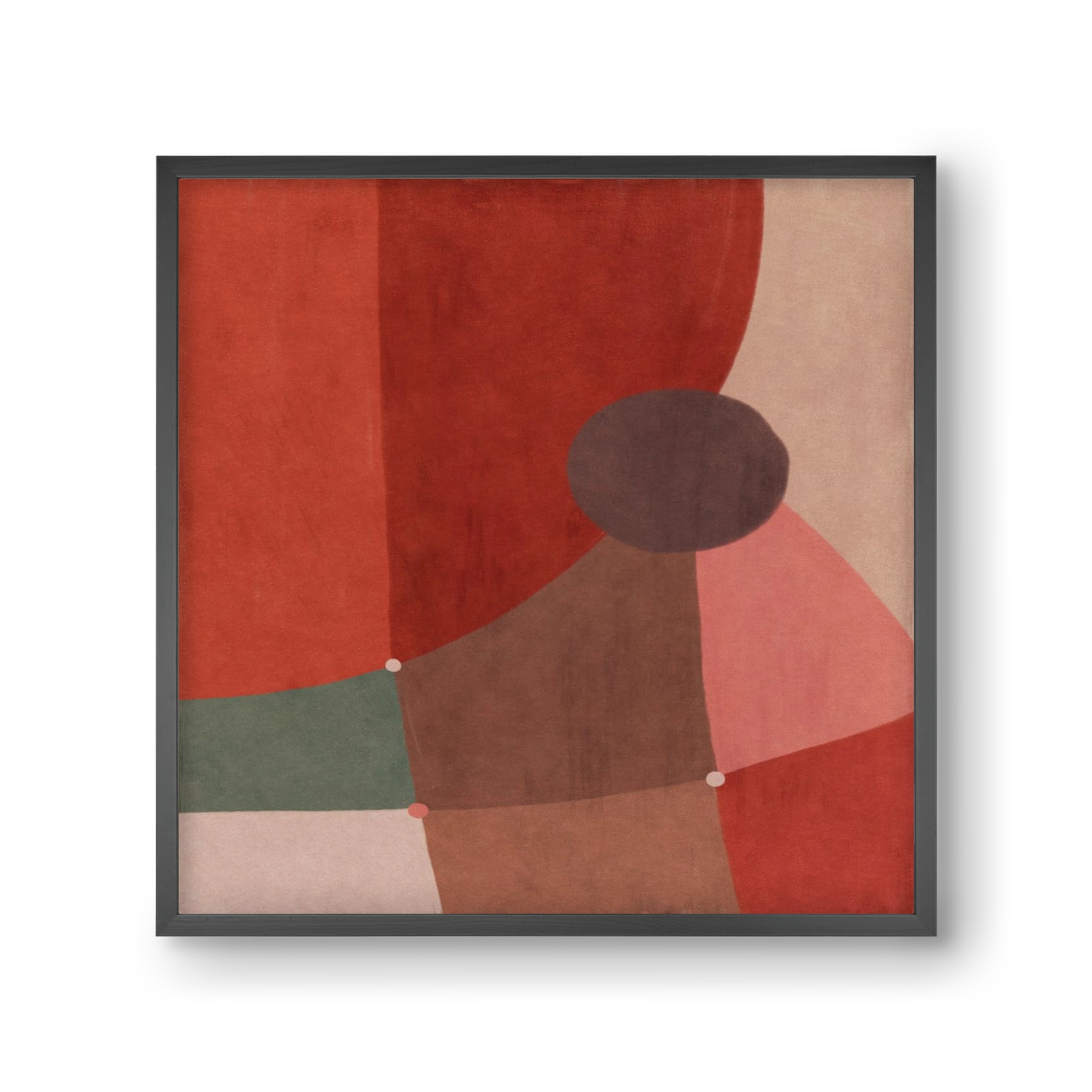 Abstract Intersections Q04, 30x30 cm (30x30 cm), Fekete keret