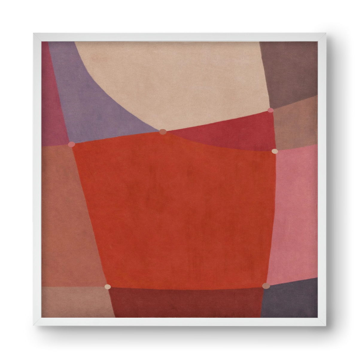 Abstract Intersections Q05, 40x40 cm (40x40 cm), Fehér keret
