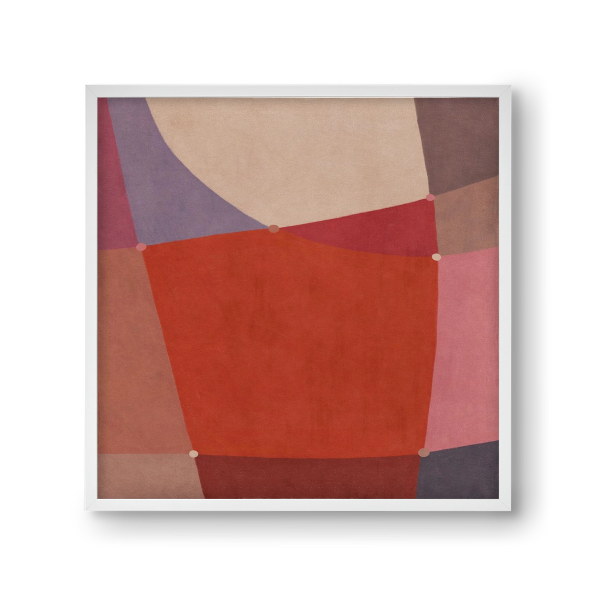 Abstract Intersections Q05, 30x30 cm (30x30 cm), Fehér keret