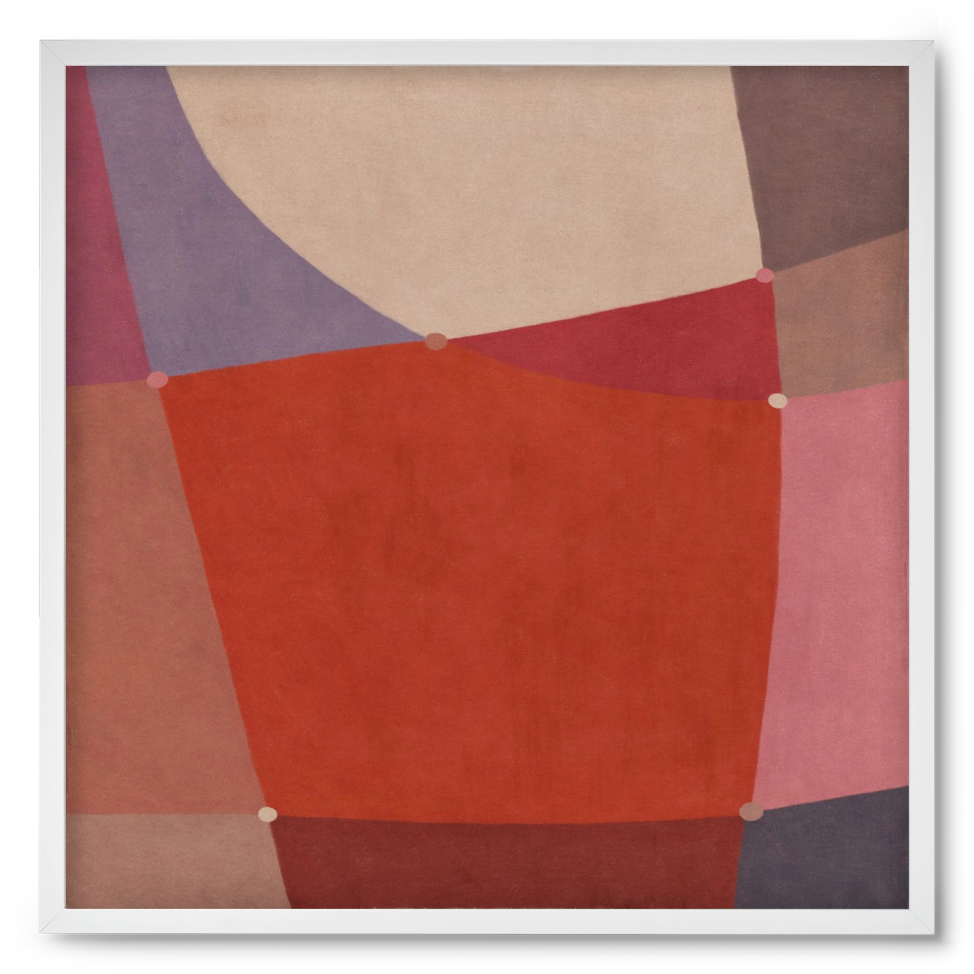 Abstract Intersections Q05, 50x50 cm (50x50 cm), Fehér keret