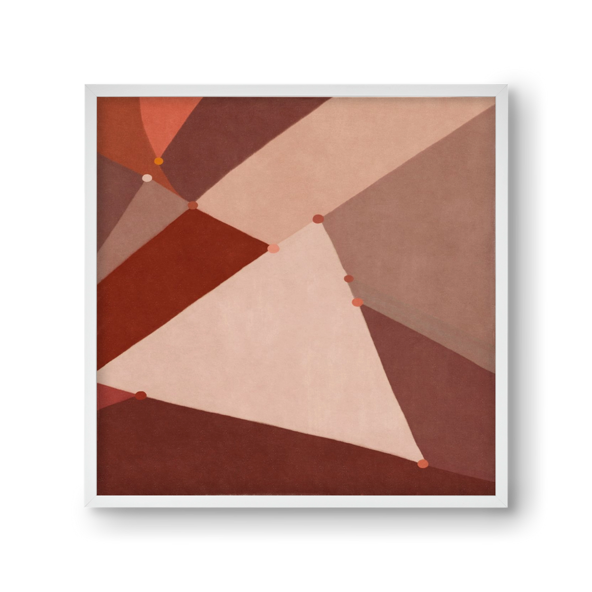 Abstract Intersections Q06, 30x30 cm (30x30 cm), Fehér keret