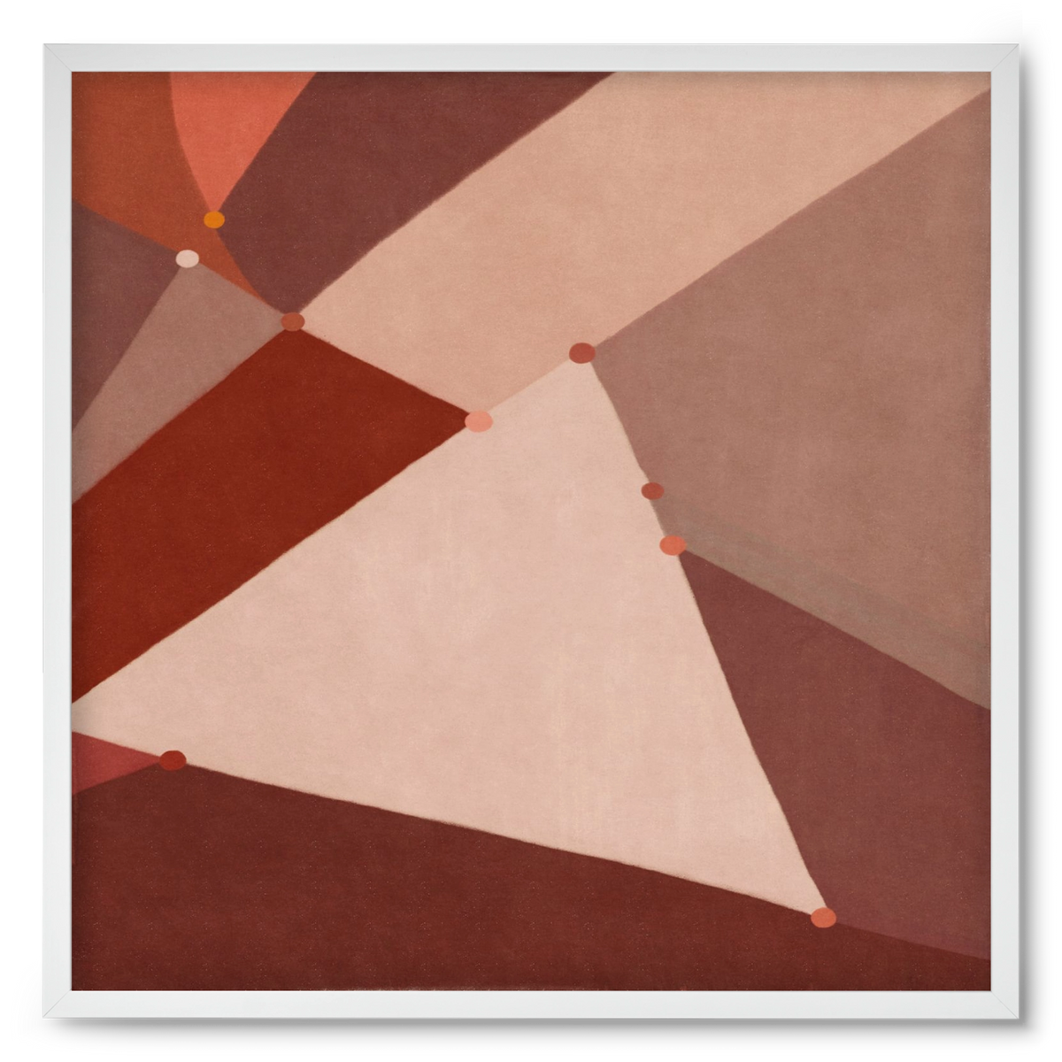 Abstract Intersections Q06, 50x50 cm (50x50 cm), Fehér keret