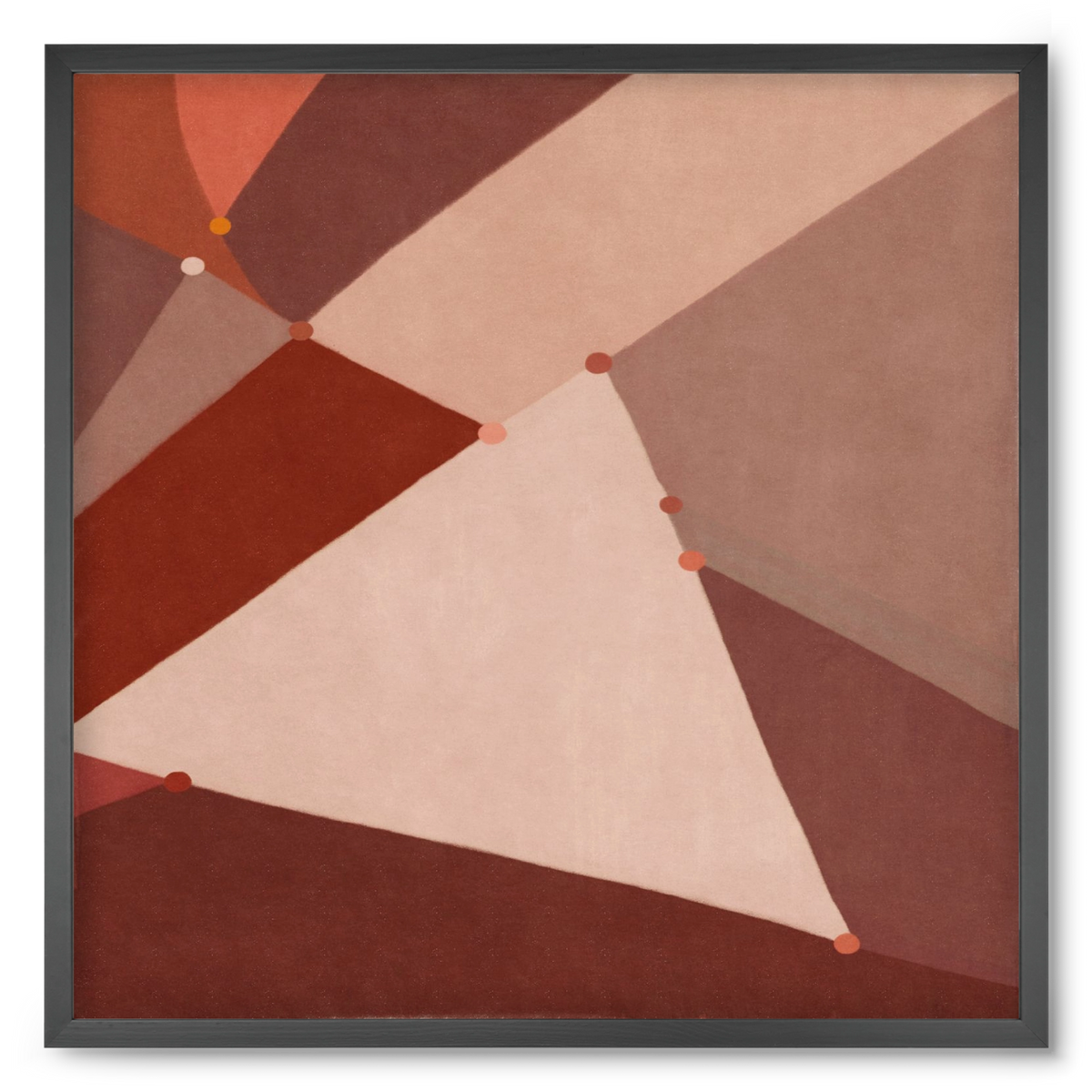 Abstract Intersections Q06, 50x50 cm (50x50 cm), Fekete keret