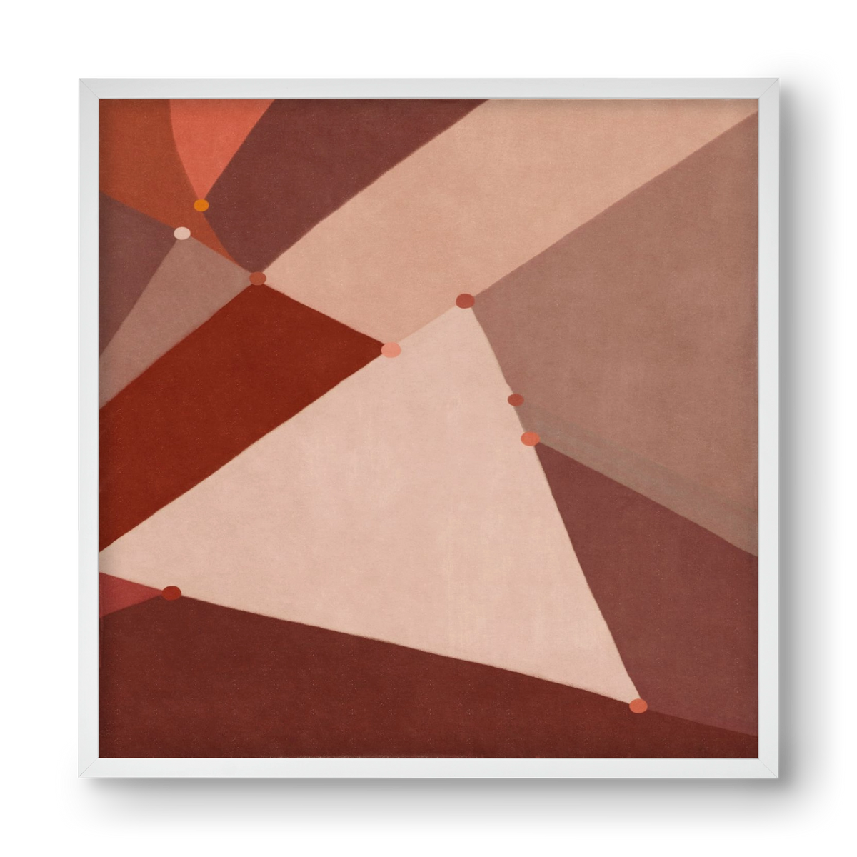 Abstract Intersections Q06, 40x40 cm (40x40 cm), Fehér keret