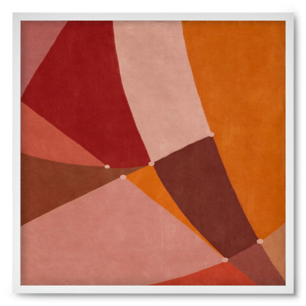 Abstract Intersections Q08, 50x50 cm (50x50 cm), Fehér keret
