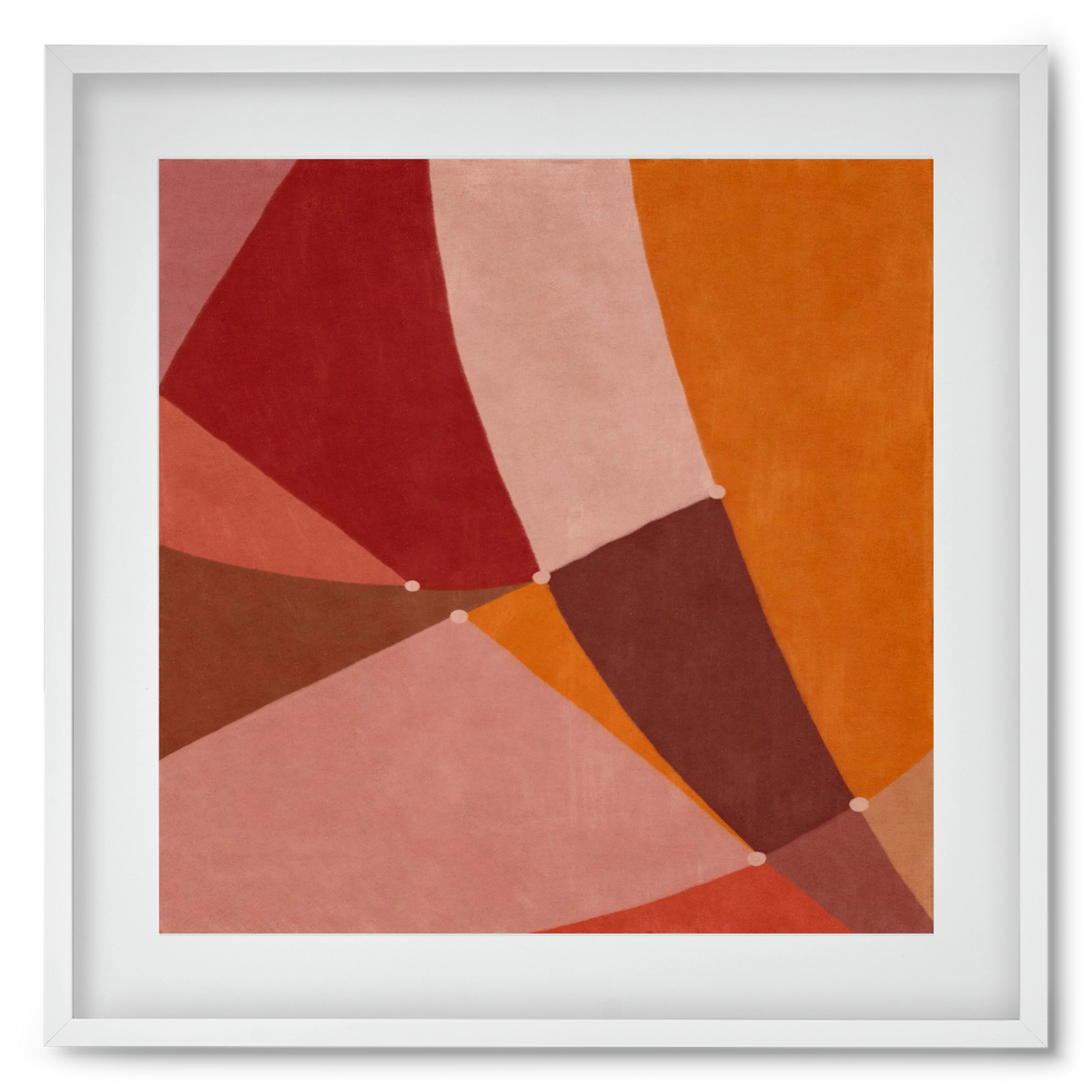 Abstract Intersections Q08, 50x50 cm (40x40 cm), Fehér keret, paszpartuval