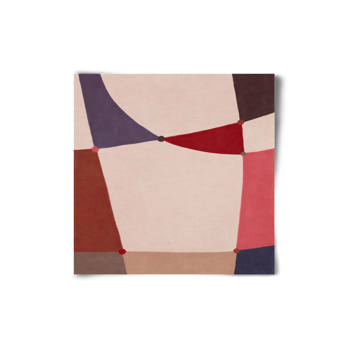 Abstract Intersections Q09, 20x20 cm, Keret nélkül