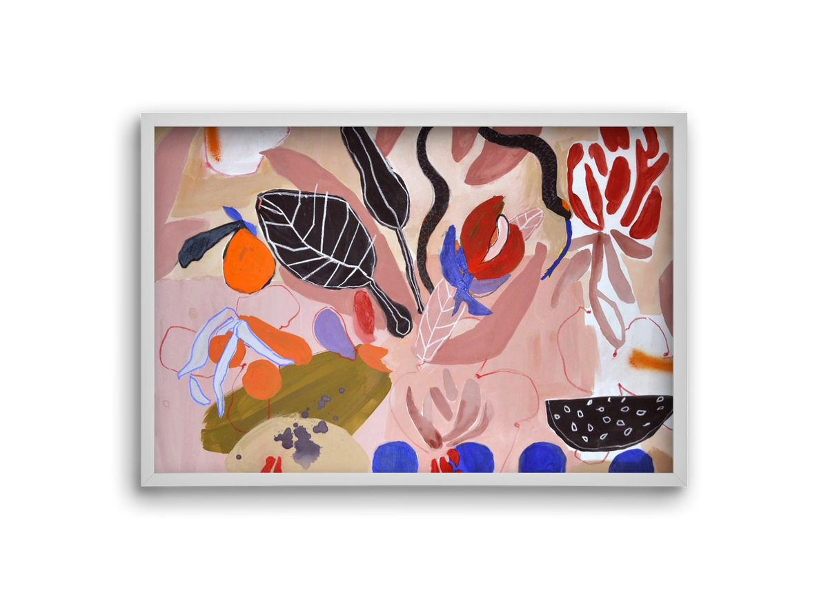 Finding peace, 30x20 cm (30x20 cm), Fehér keret