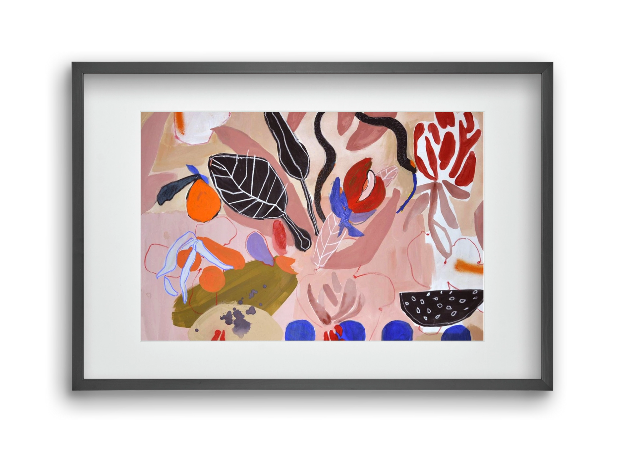 Finding peace, 45x30 cm (30x20 cm), Fekete keret, paszpartuval