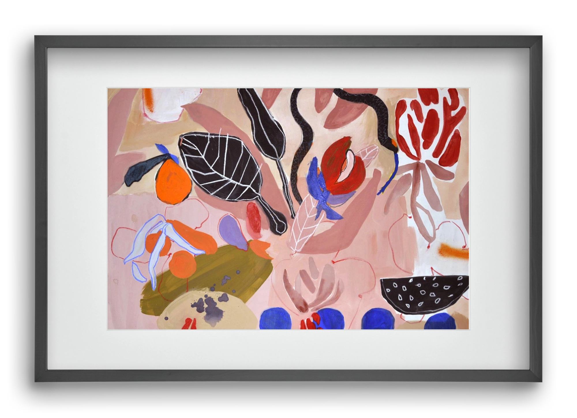 Finding peace, 60x40 cm (45x30 cm), Fekete keret, paszpartuval