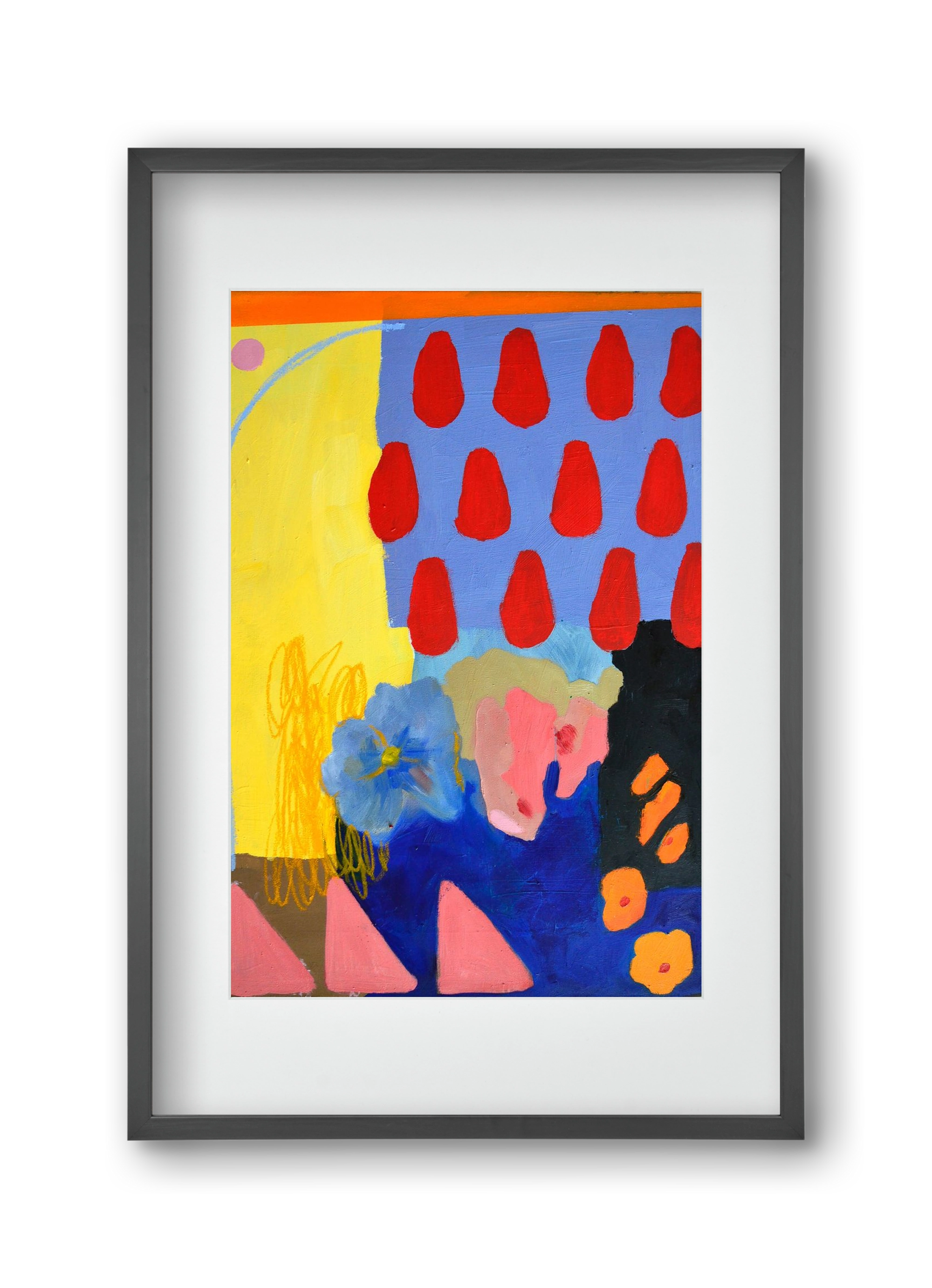 Rainy day, 30x45 cm (20x30 cm), Fekete keret, paszpartuval