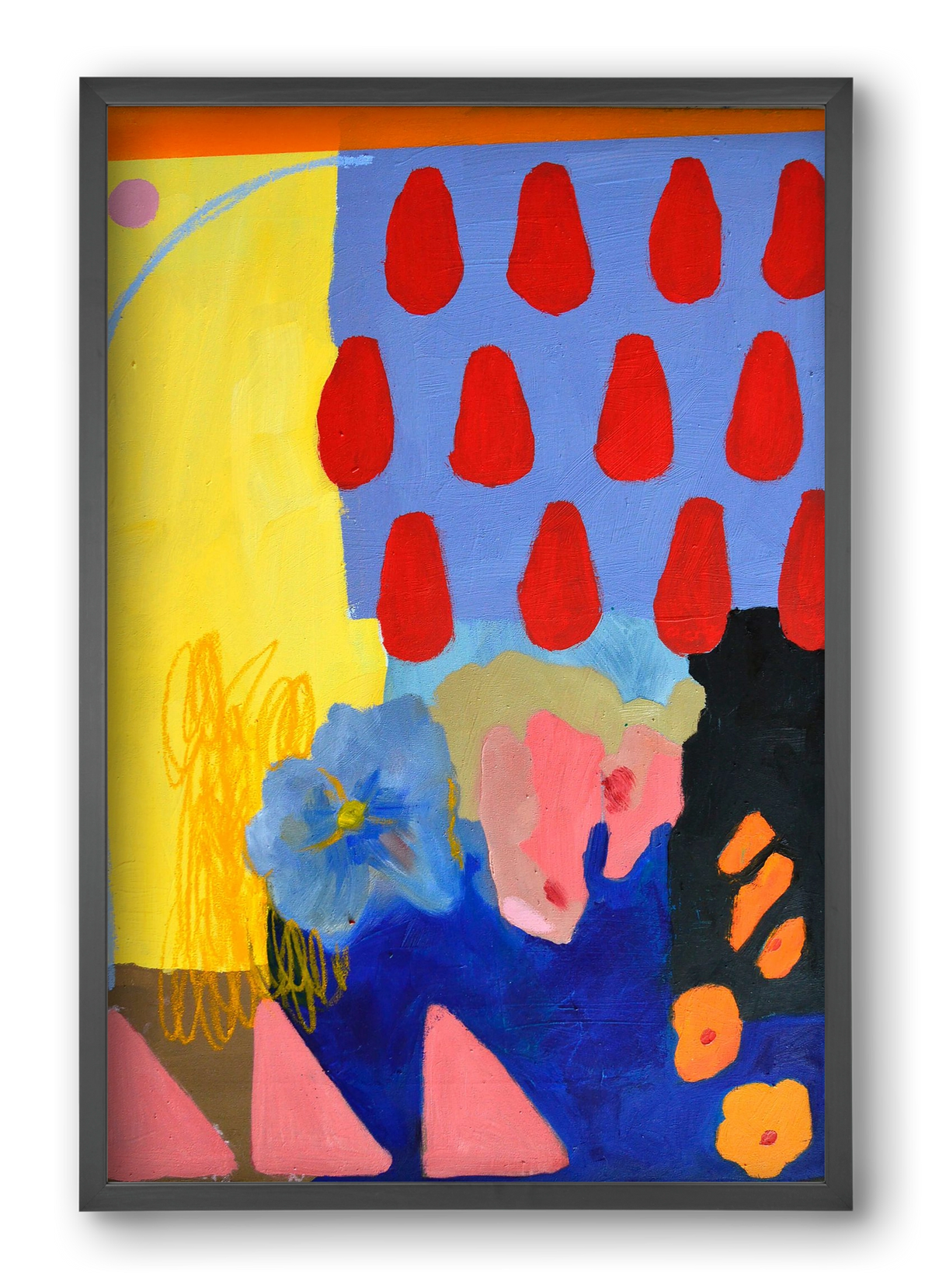 Rainy day, 40x60 cm (40x60 cm), Fekete keret