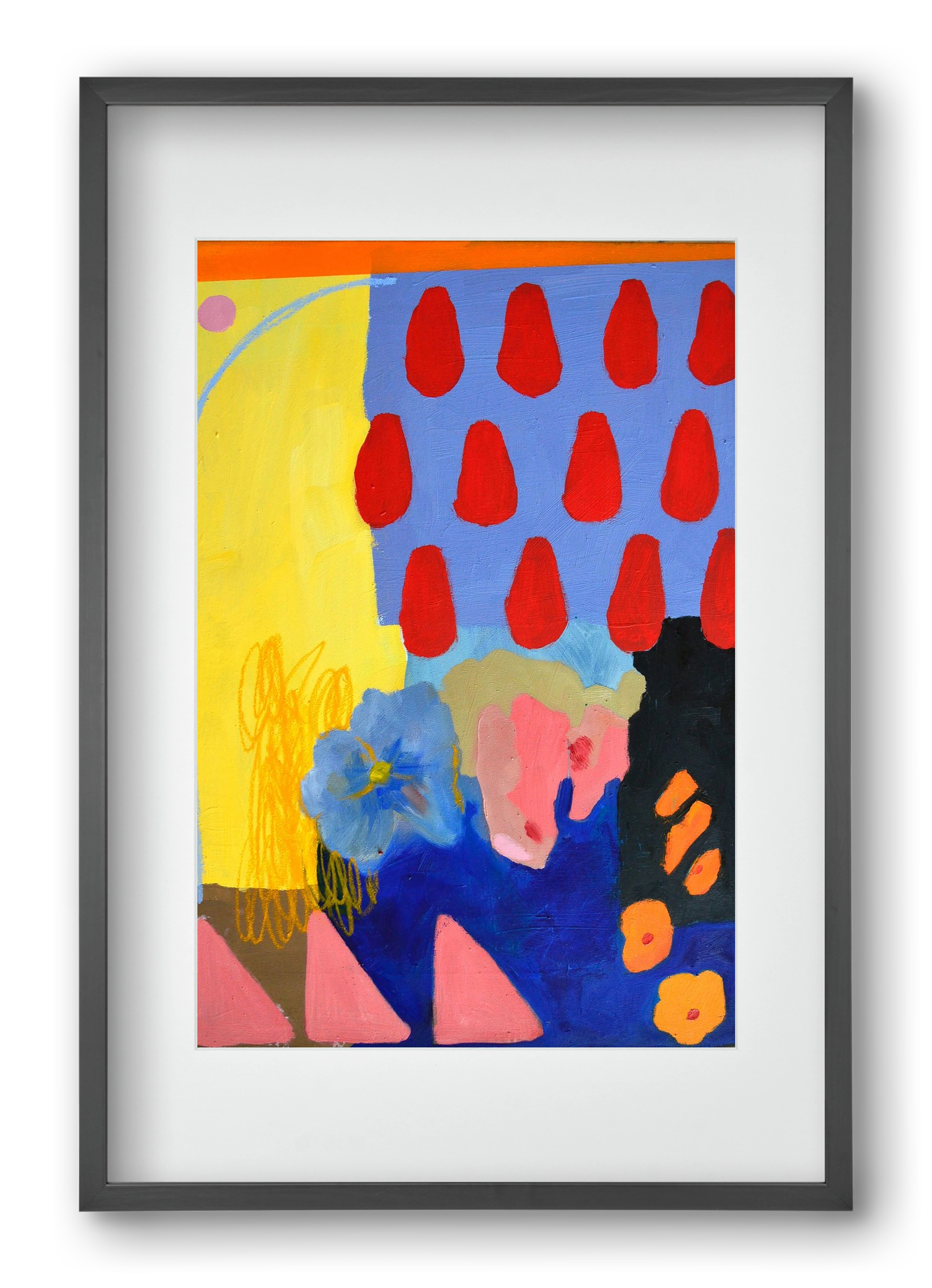 Rainy day, 40x60 cm (30x45 cm), Fekete keret, paszpartuval