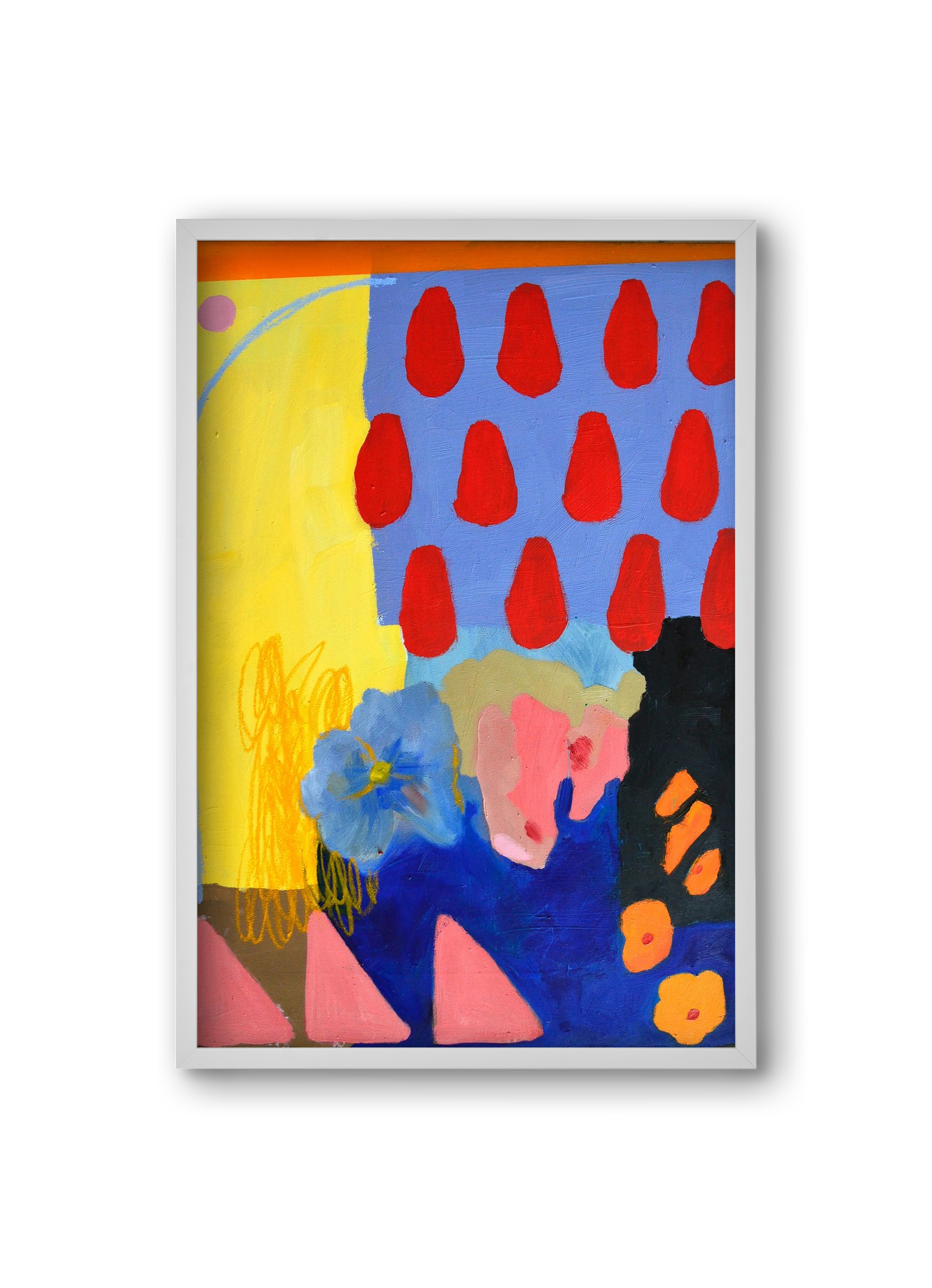 Rainy day, 20x30 cm (20x30 cm), Fehér keret