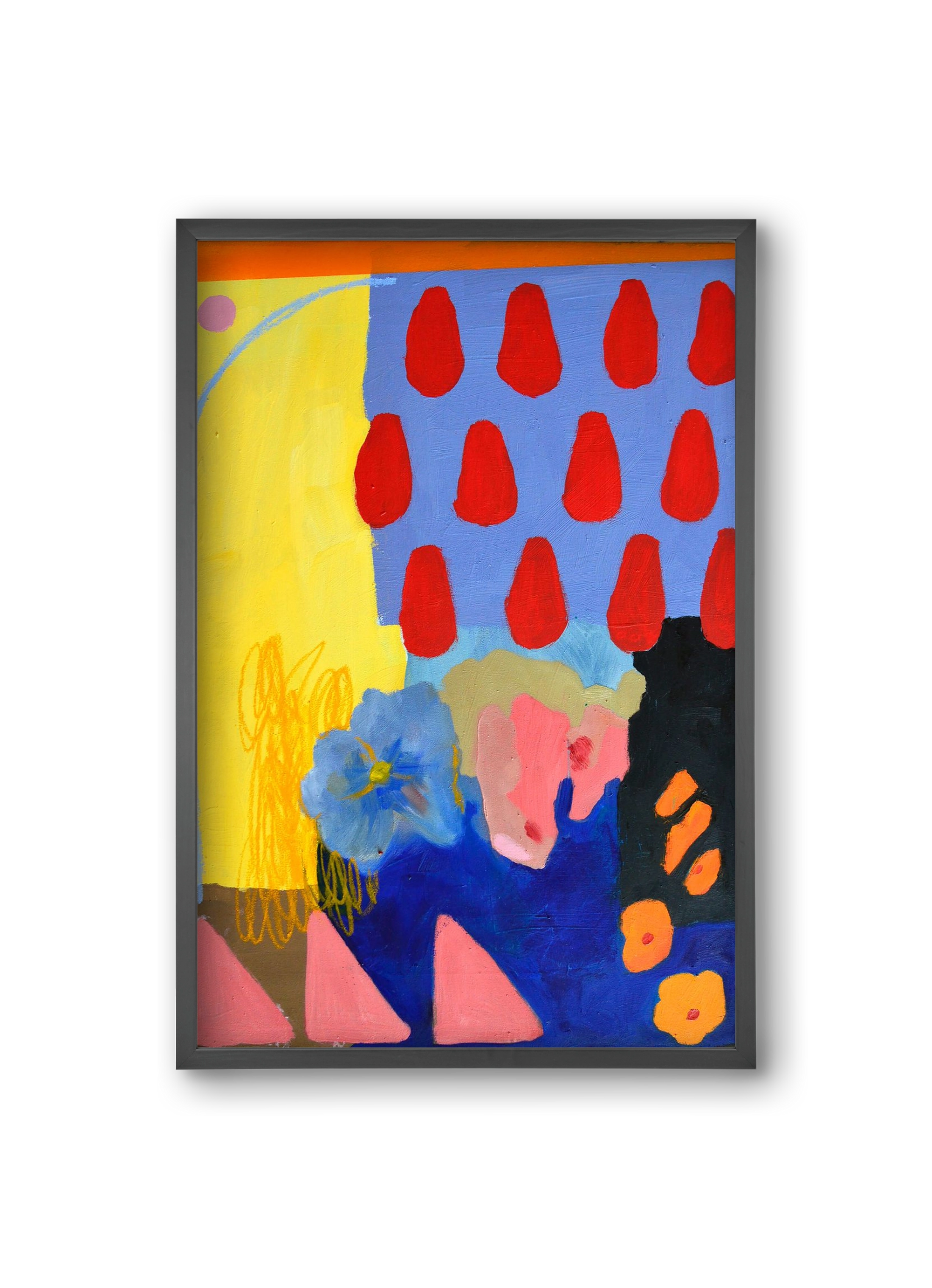 Rainy day, 20x30 cm (20x30 cm), Fekete keret