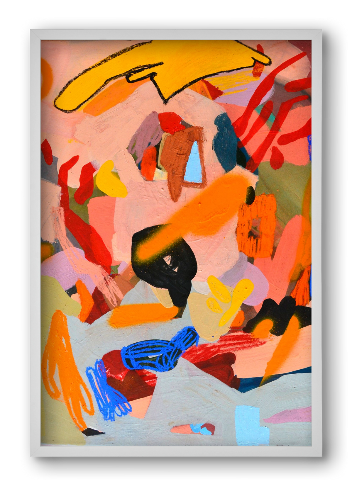 Iam isi masa, 40x60 cm (40x60 cm), Fehér keret