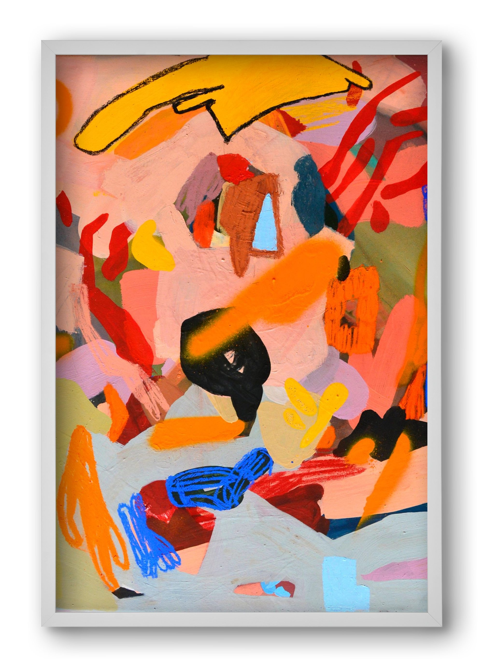 Iam isi masa, 40x60 cm (40x60 cm), Fehér keret
