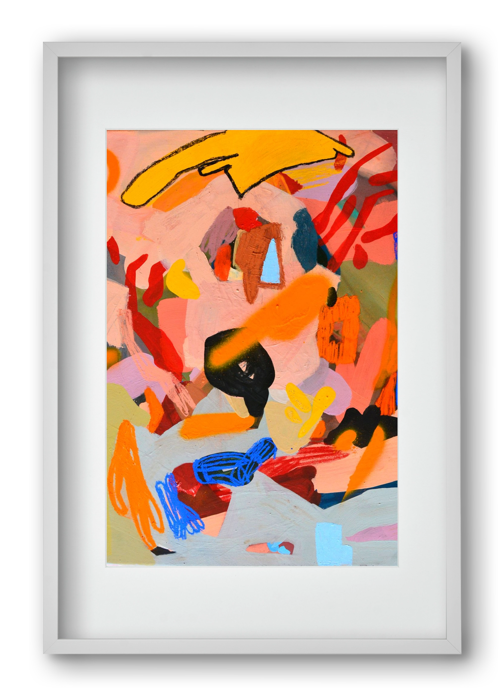 Iam isi masa, 40x60 cm (30x45 cm), Fehér keret, paszpartuval