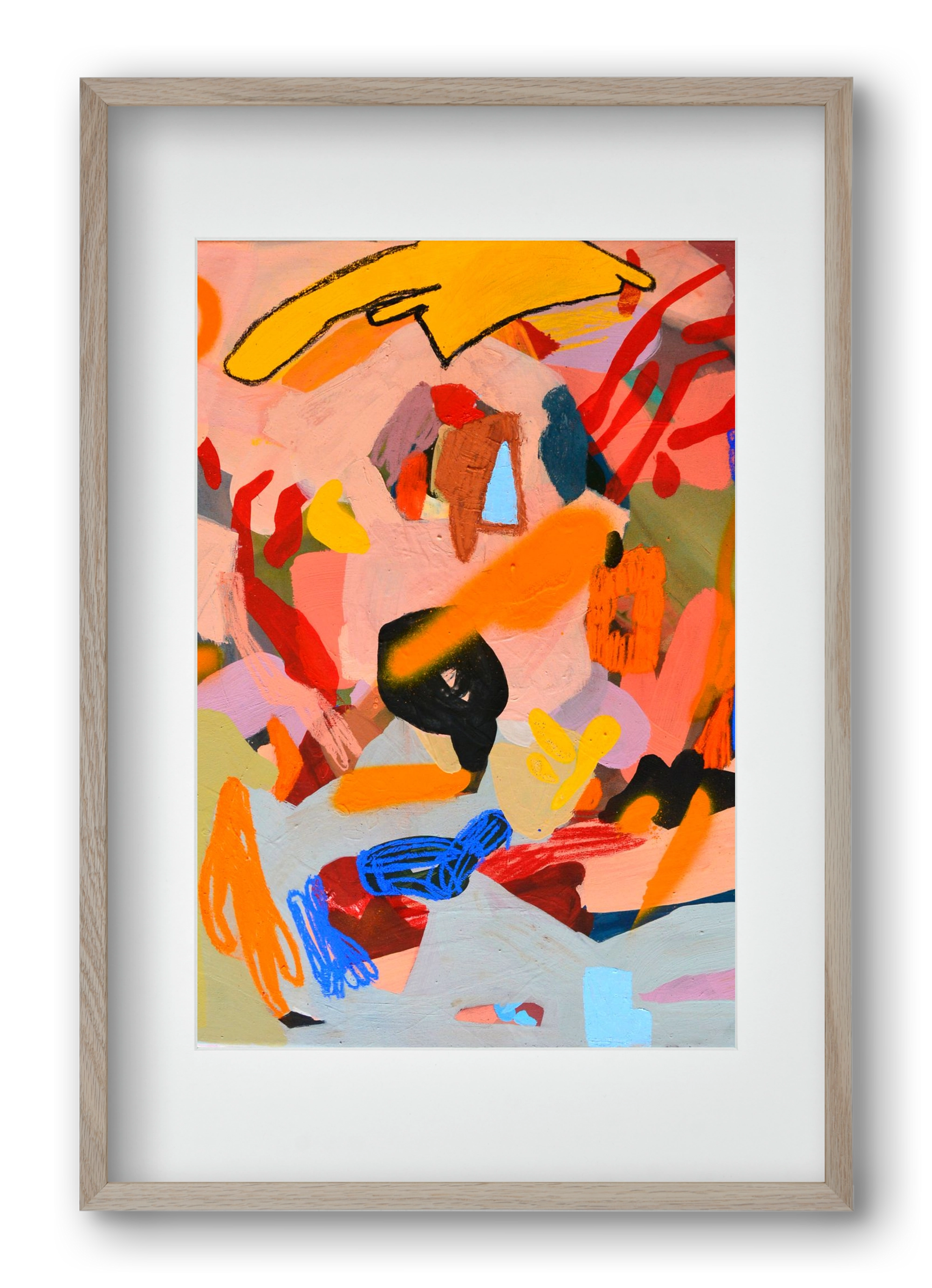 Iam isi masa, 40x60 cm (30x45 cm), Tölgy keret, paszpartuval