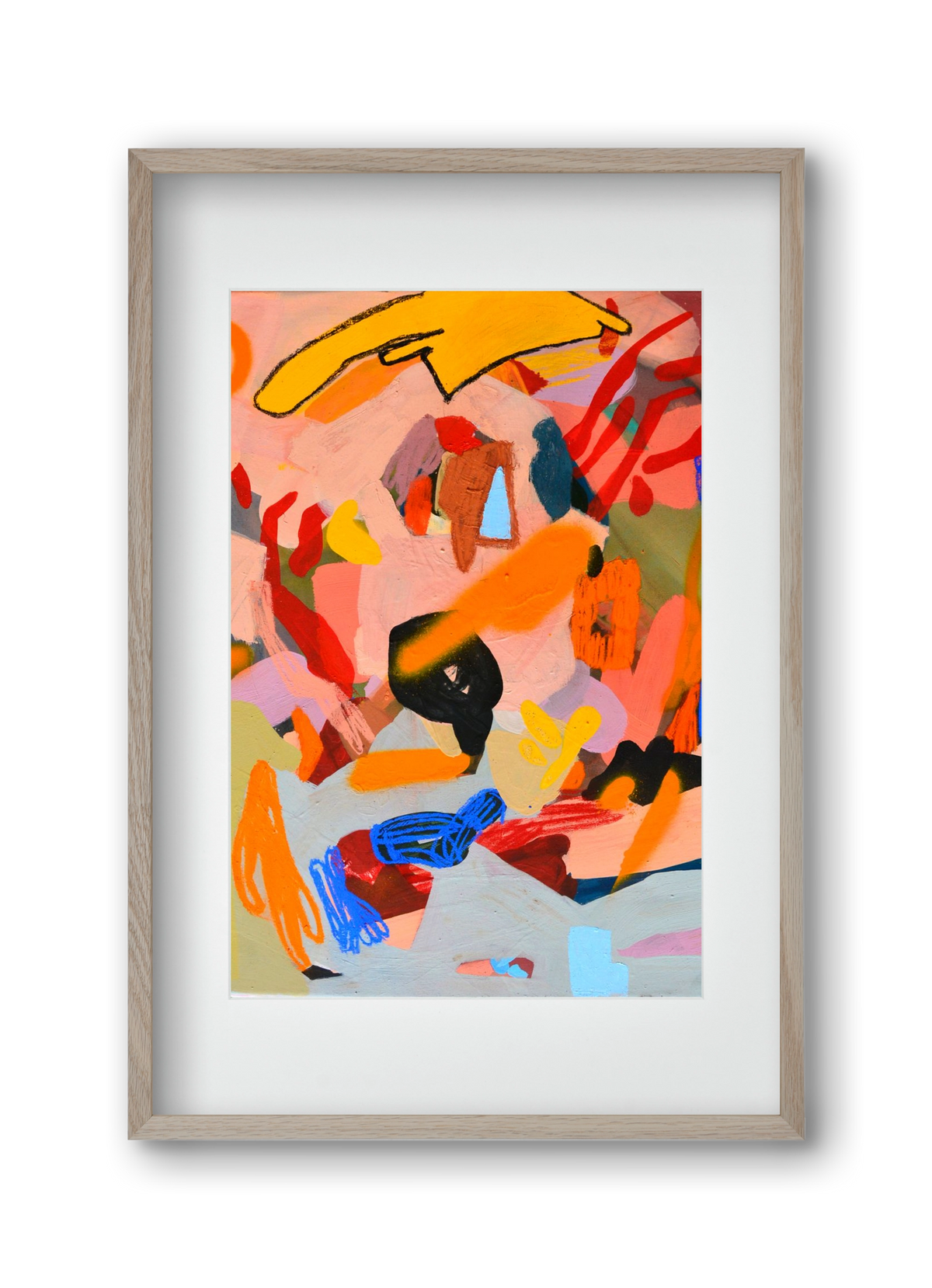 Iam isi masa, 30x45 cm (20x30 cm), Tölgy keret, paszpartuval