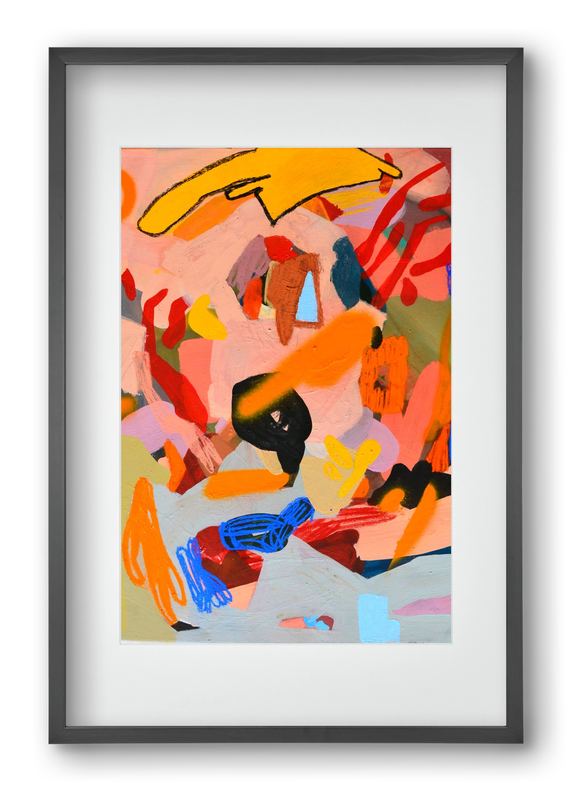 Iam isi masa, 40x60 cm (30x45 cm), Fekete keret, paszpartuval