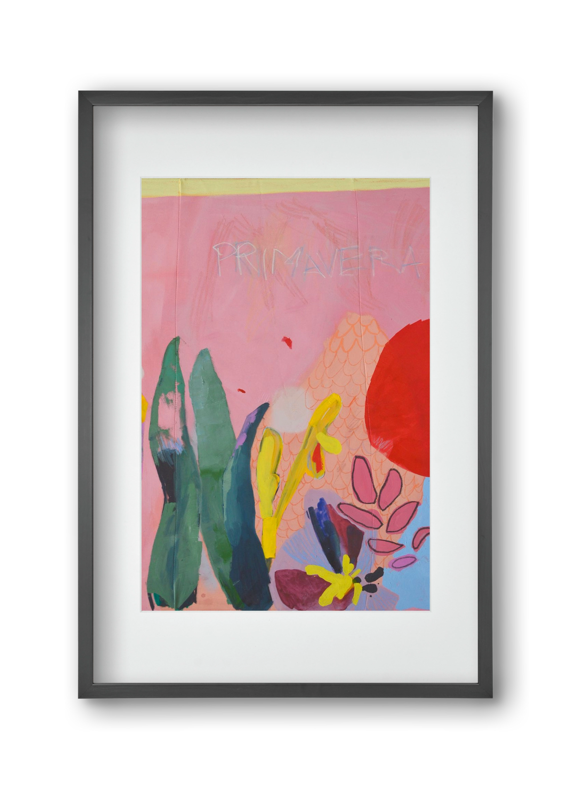 Primavera I., 30x45 cm (20x30 cm), Fekete keret, paszpartuval