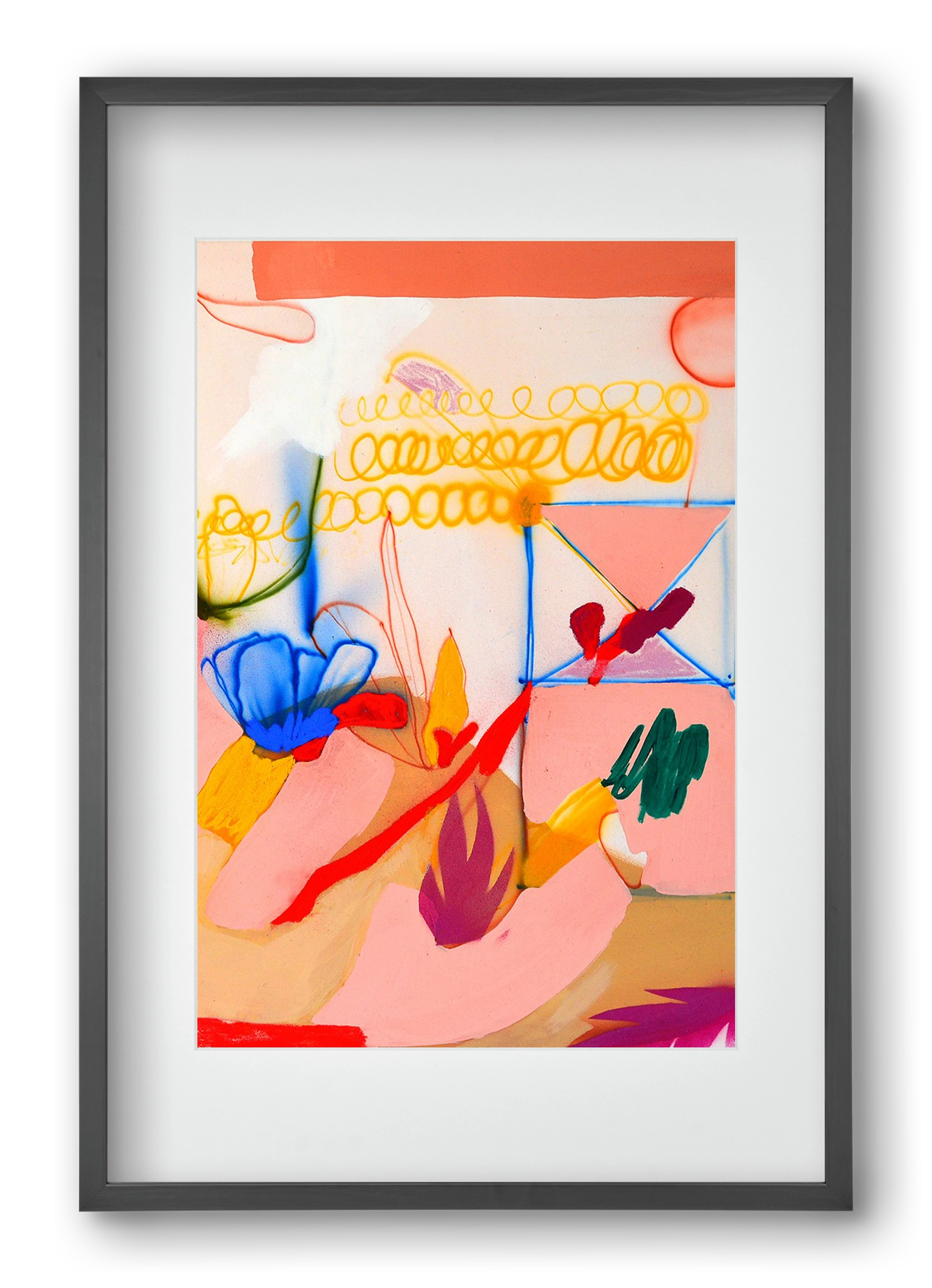 Good message, 40x60 cm (30x45 cm), Fekete keret, paszpartuval