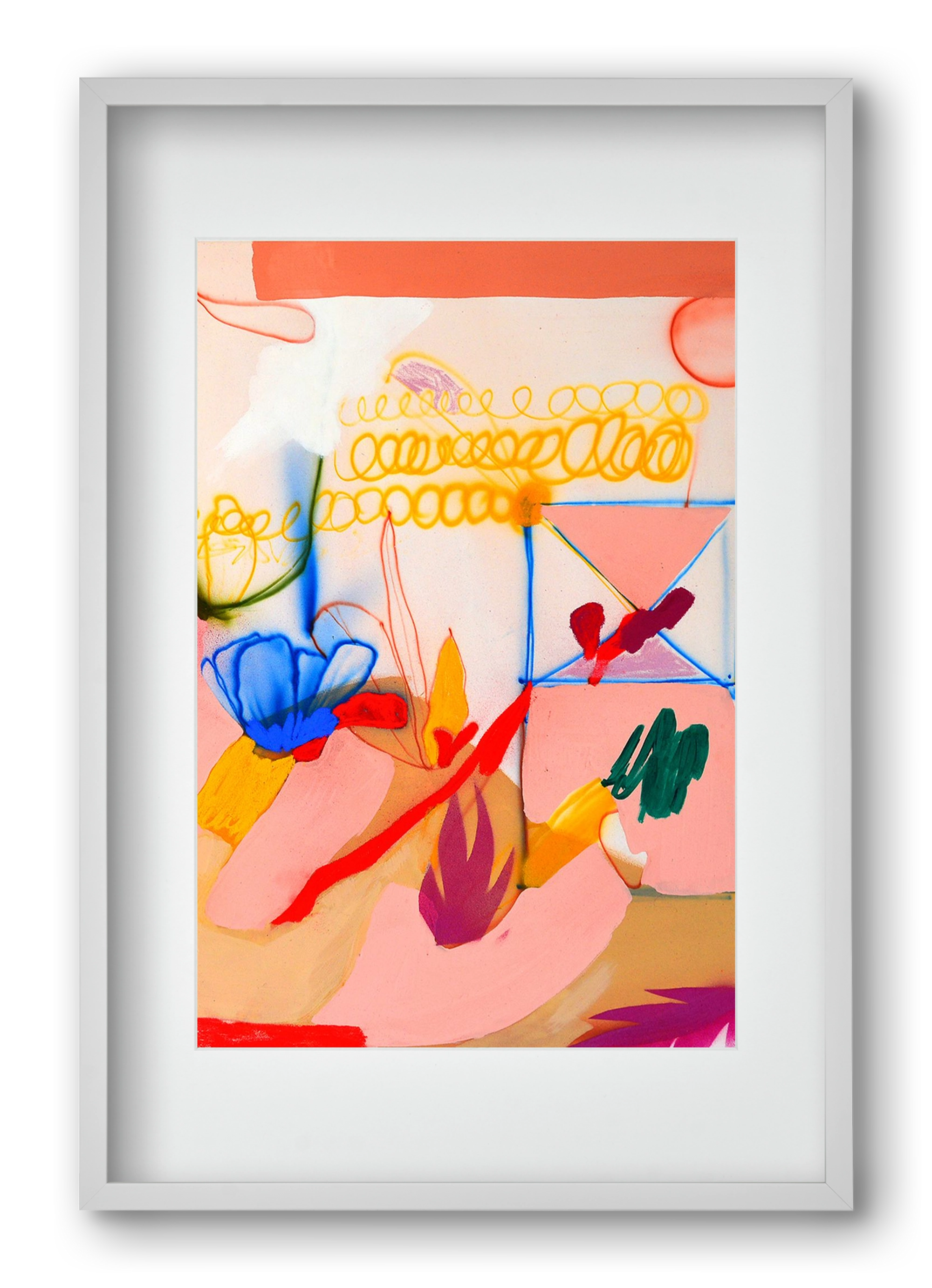 Good message, 40x60 cm (30x45 cm), Fehér keret, paszpartuval