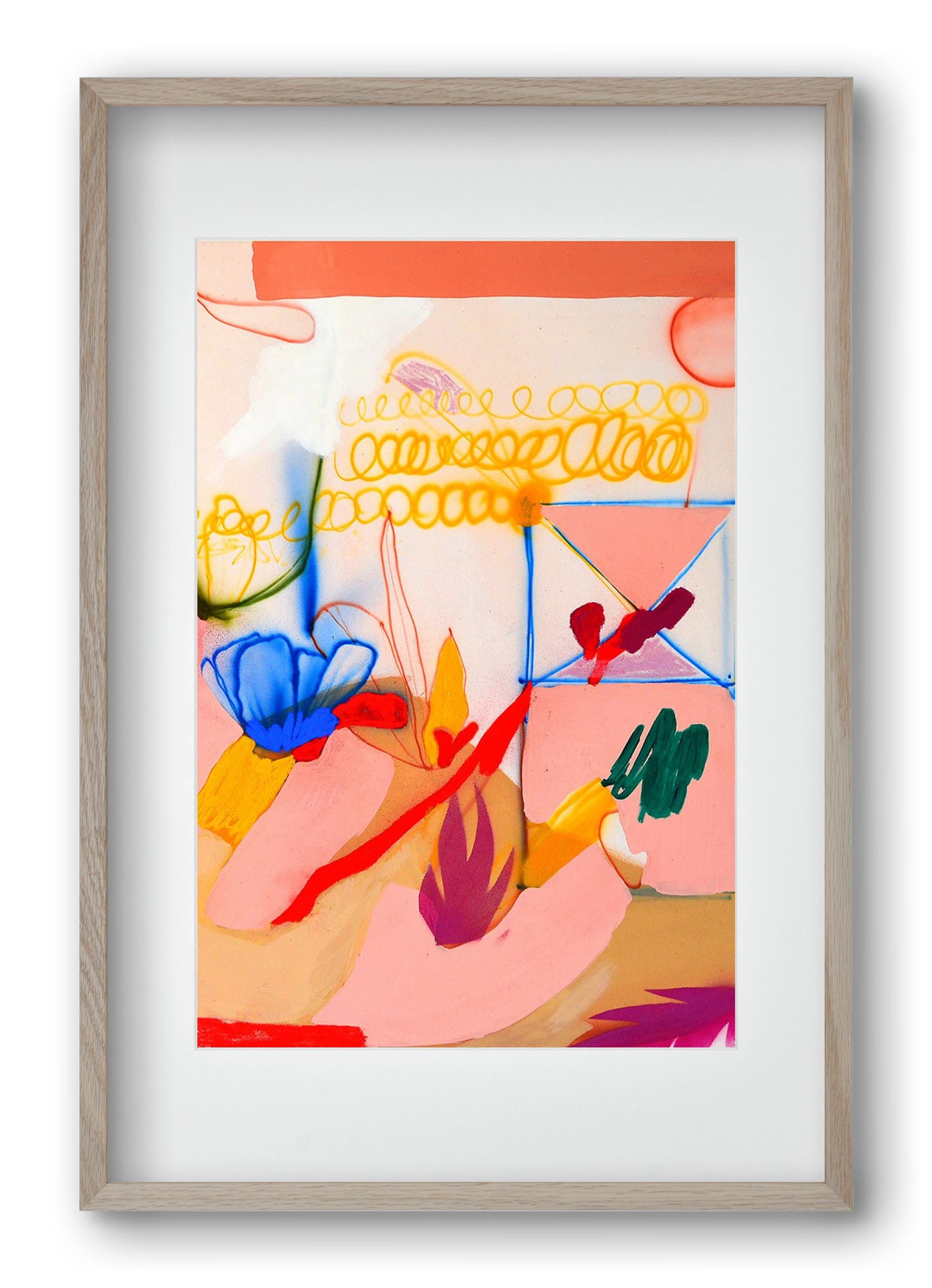 Good message, 40x60 cm (30x45 cm), Tölgy keret, paszpartuval