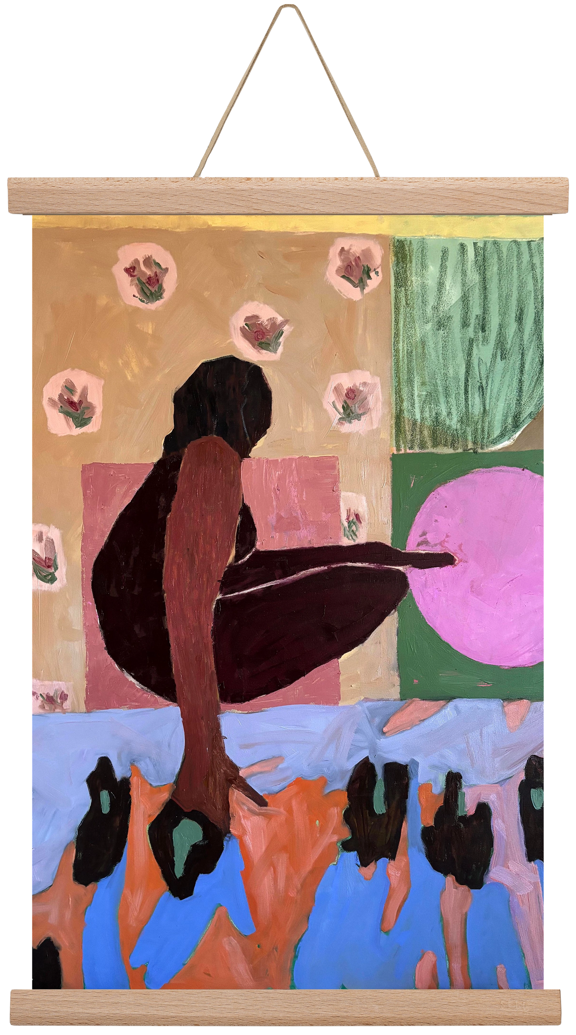 Paloma V, 30x45 cm (30x45 cm), Tölgy akasztó